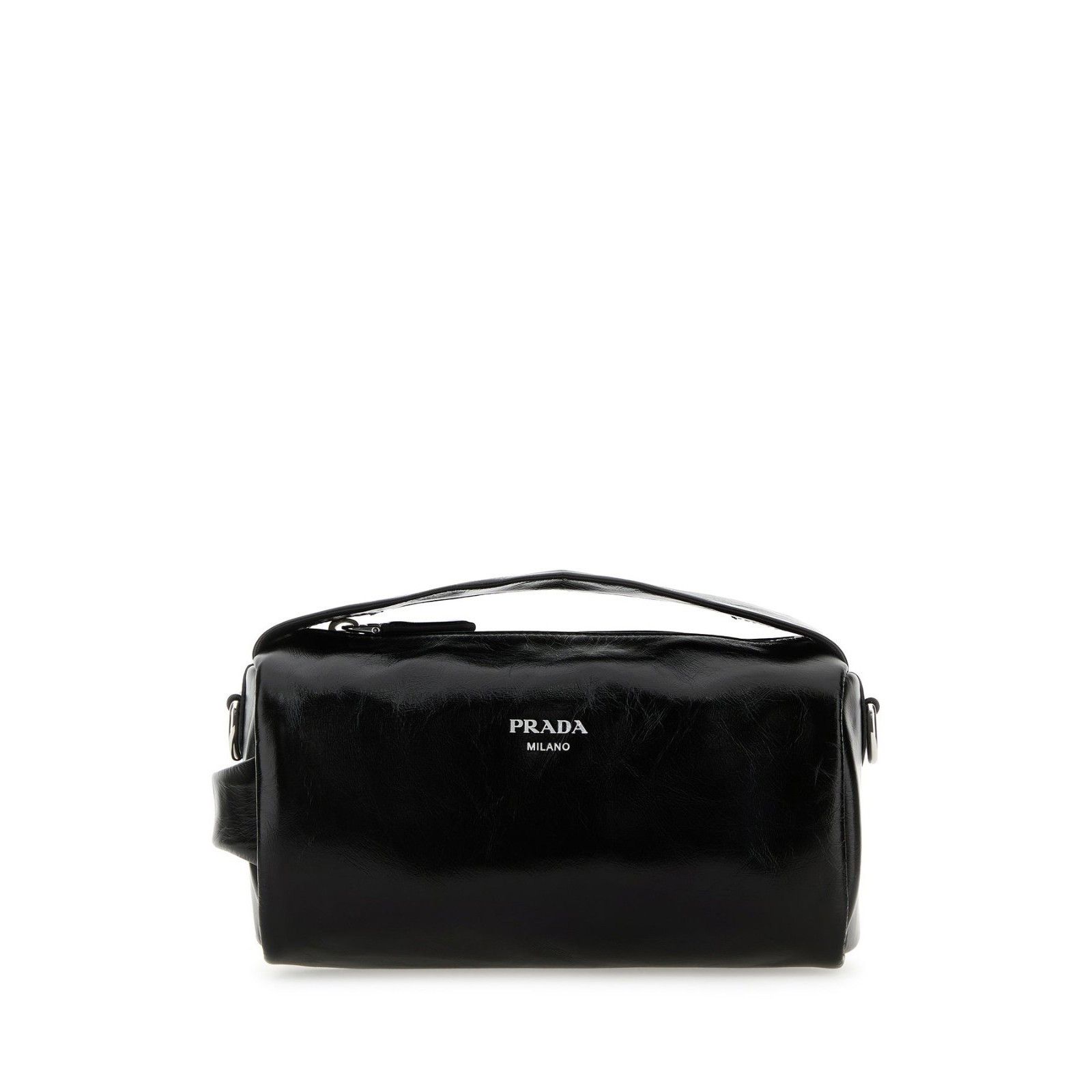 Prada PRADA Black Leather Handbag New And Authentic Size ONE SIZE - 1 Thumbnail