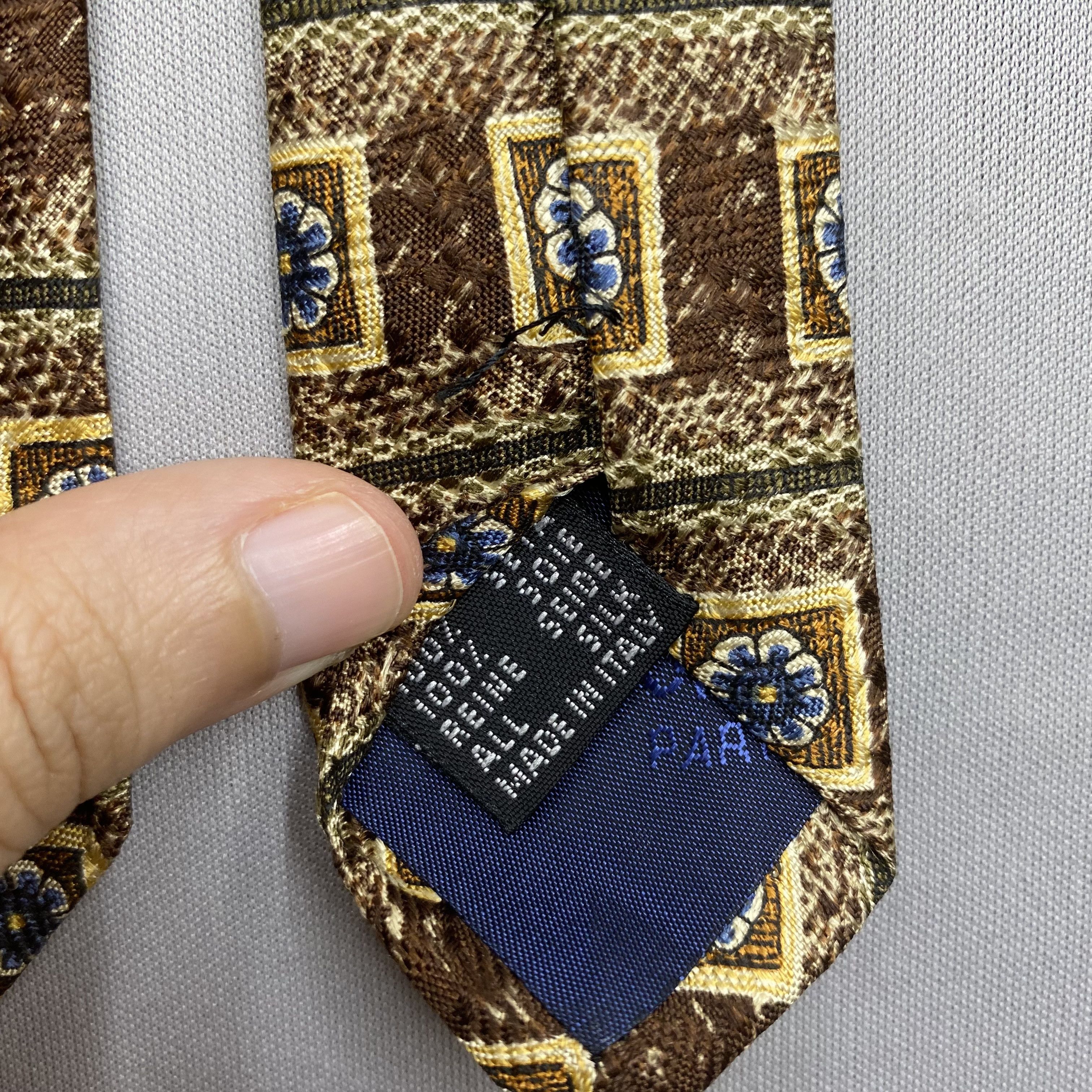 Renoma Vintage Renoma SILK Necktie Cravate Pure Silk Neck Tie Size ONE SIZE - 8 Thumbnail