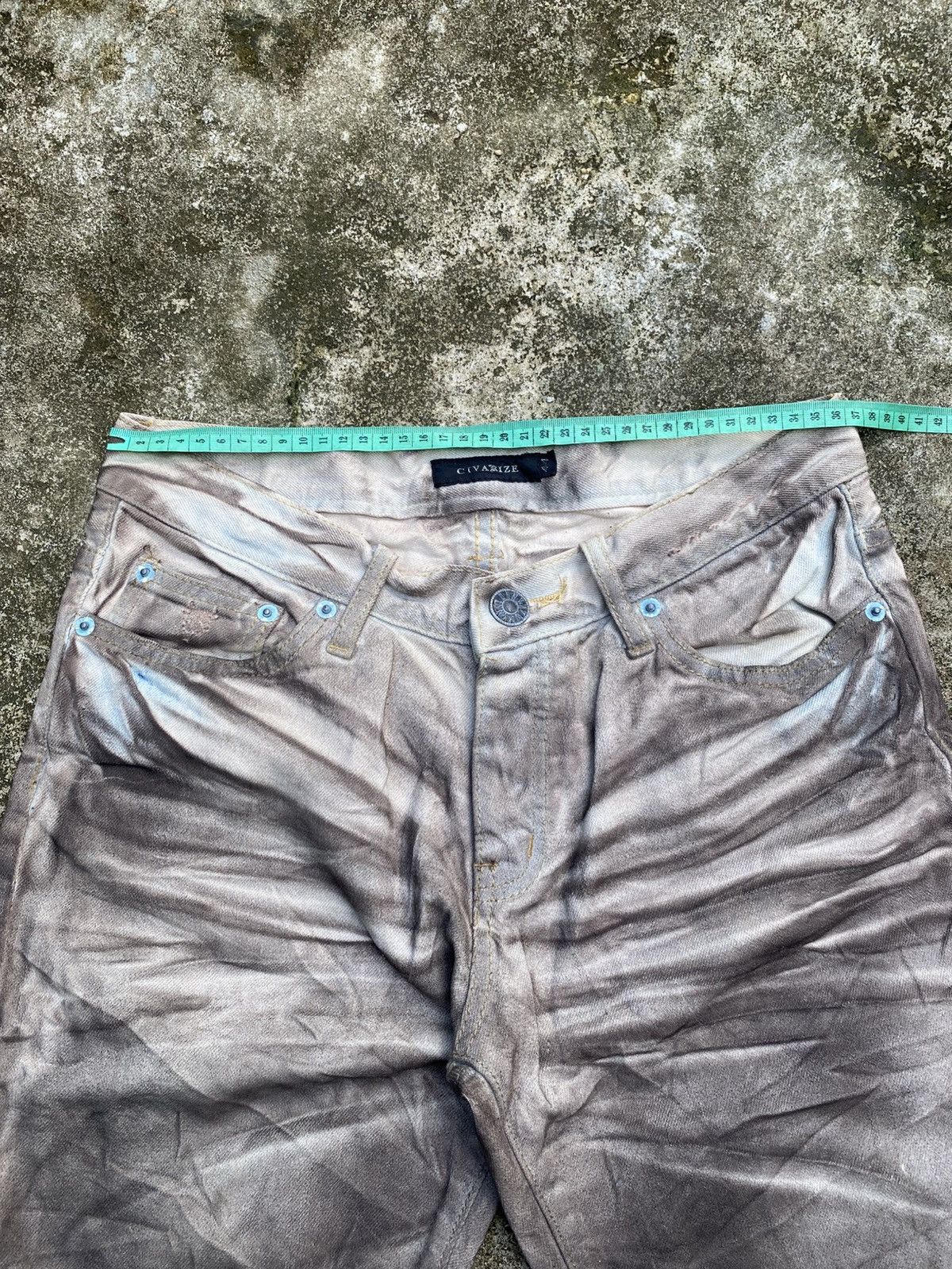 If Six Was Nine JAPANESE BRAND CIVARIZE SHORT JEANS Size US 28 / EU 44 - 8 Thumbnail