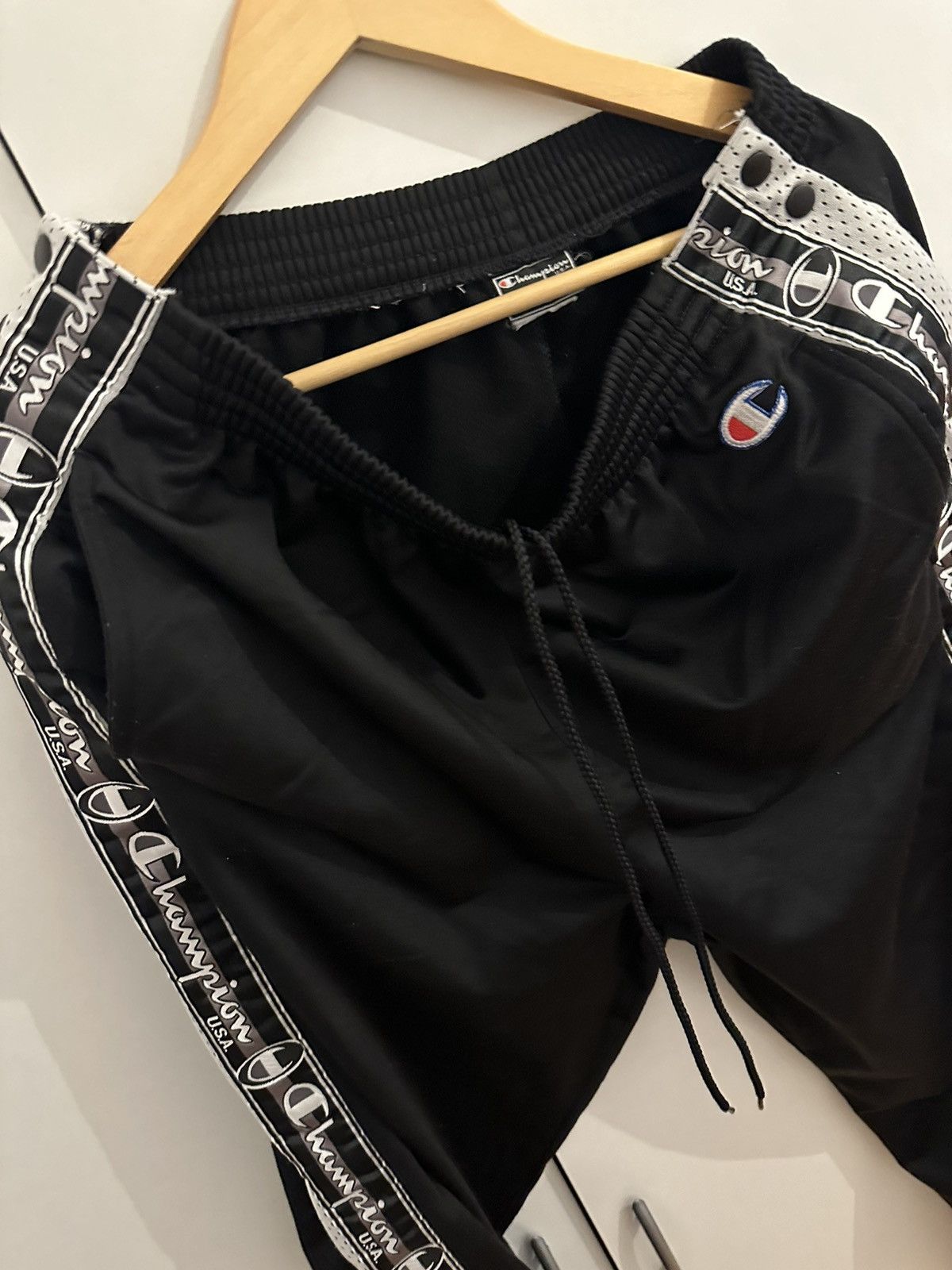Champion Champion Jogginghose Hose Size L Vintage Track Knopfhose Size US 42 / EU 58 - 5 Thumbnail