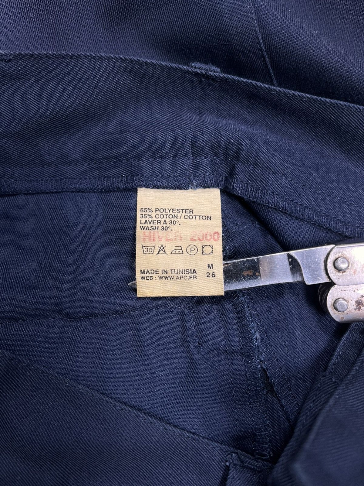 A.P.C. A.P.C Trousher Pants Navy Size US 30 / EU 46 - 9 Thumbnail