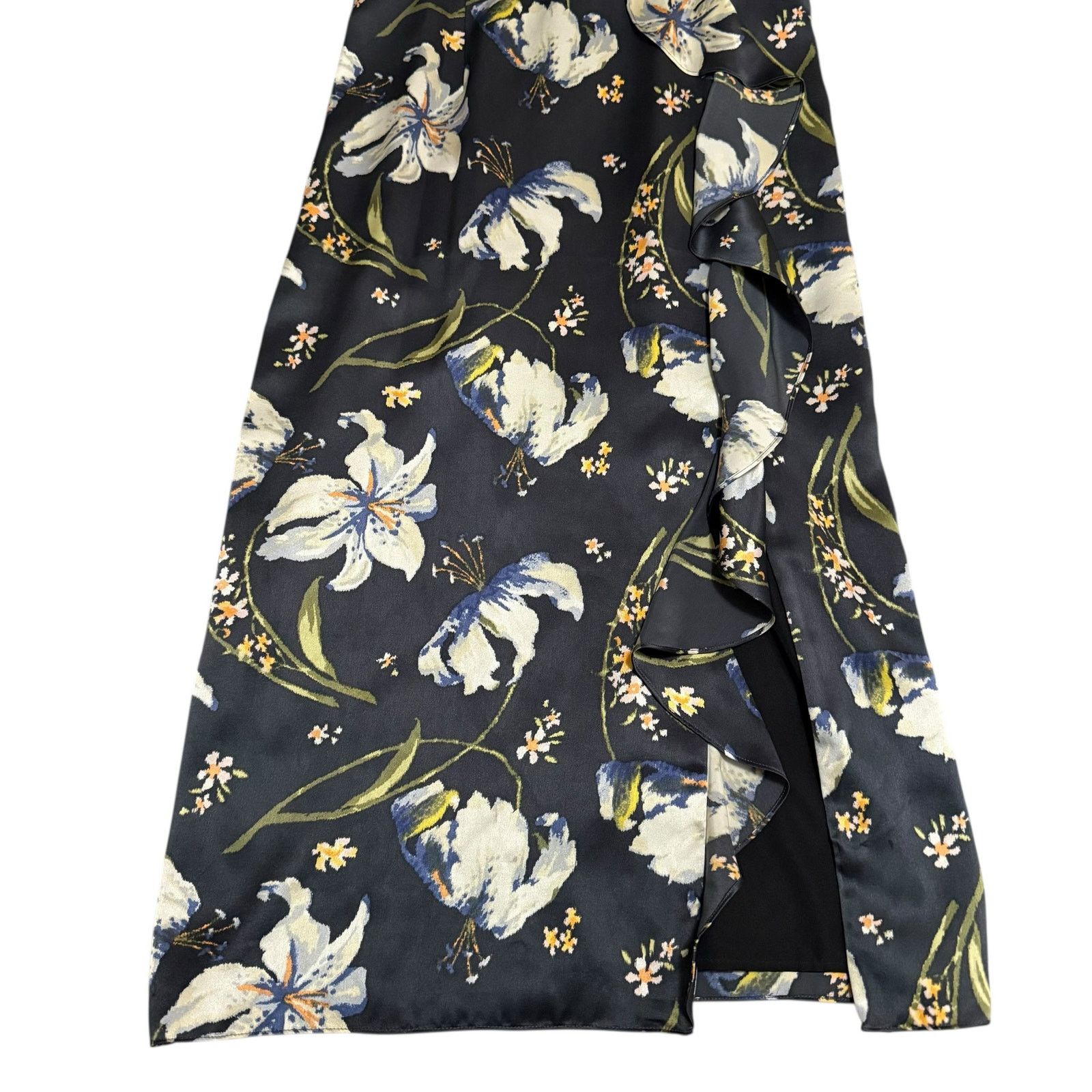 Cinq a Sept Cinq à Sept Leena Silk Floral Midi Dress Sleeveless Size 8 Size M / US 6-8 / IT 42-44 - 5 Thumbnail