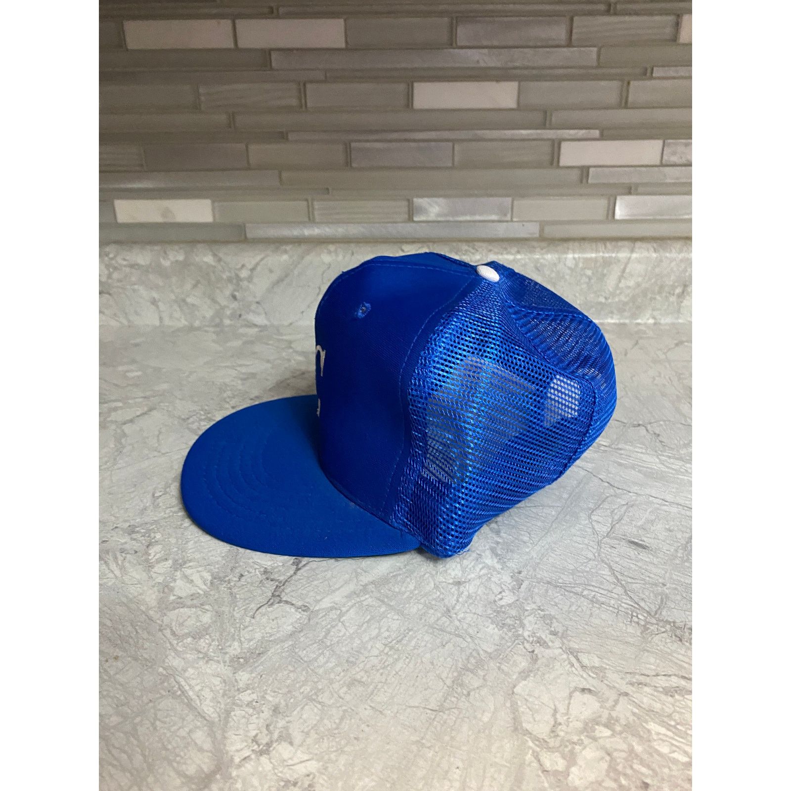 MLB Vintage Kansas City Royals Blue and White MLB Snapback Hat Size ONE SIZE - 4 Thumbnail