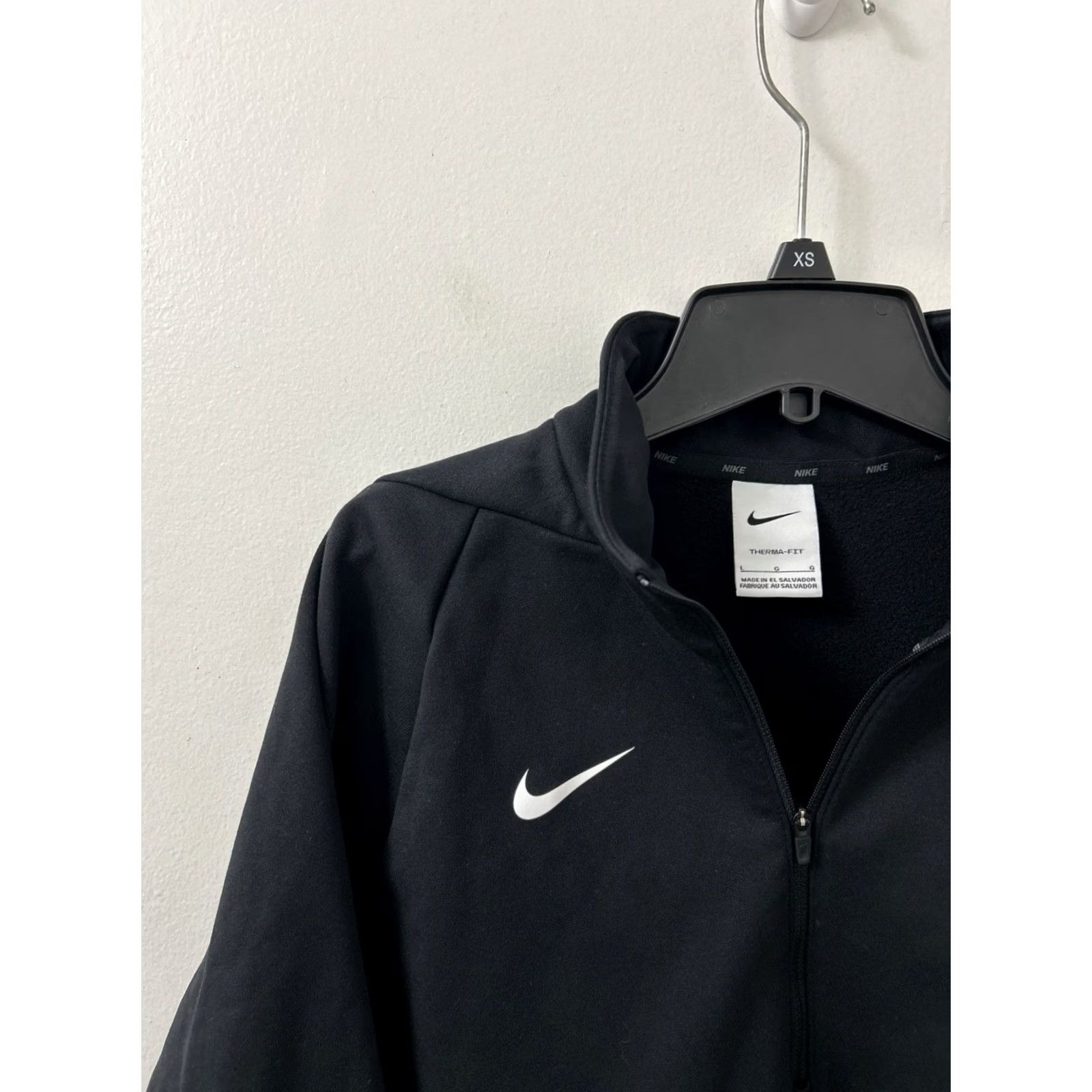 Nike Nike 1/4 Zip Mens Large Black Therma-FIT Jacket L/S CN9492-010 Size US L / EU 52-54 / 3 - 4 Thumbnail