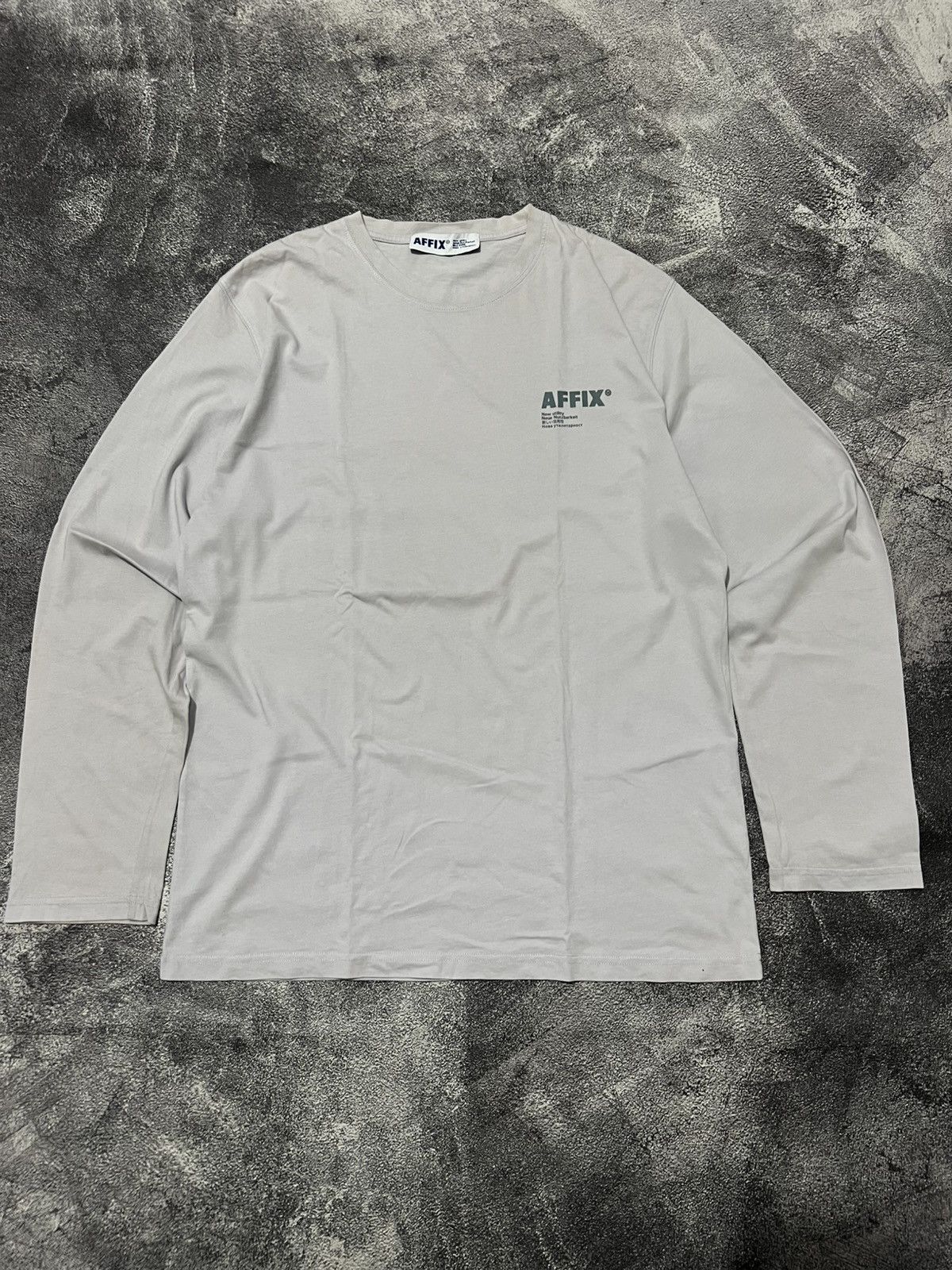 AFFXWRKS Affix Works By Kiko Kostadinov Long Sleeve T-shirt Size US XL / EU 56 / 4 - 5 Thumbnail