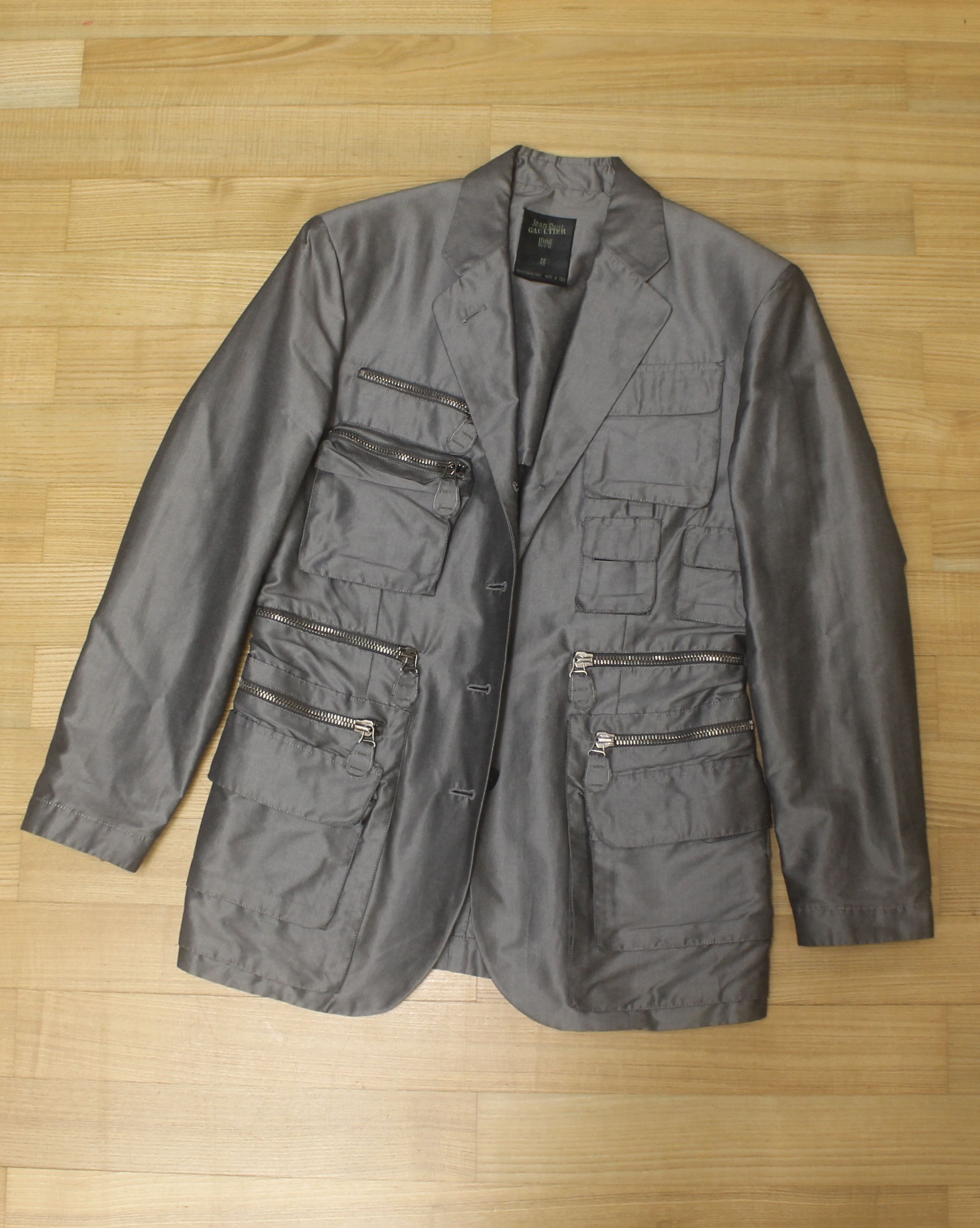 Jean Paul Gaultier × Vintage Jean Paul Gaultier Vintage 90's Multi-Pocket Jacket Blazer Size L / US 10 / IT 46 - 5 Thumbnail