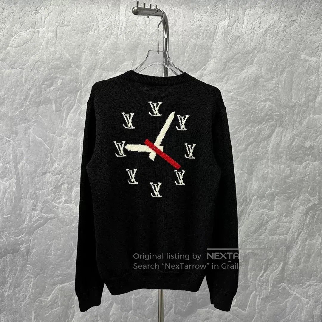 Louis Vuitton louis vuitton clock design black sweater. Size US L / EU 52-54 / 3 - 3 Thumbnail