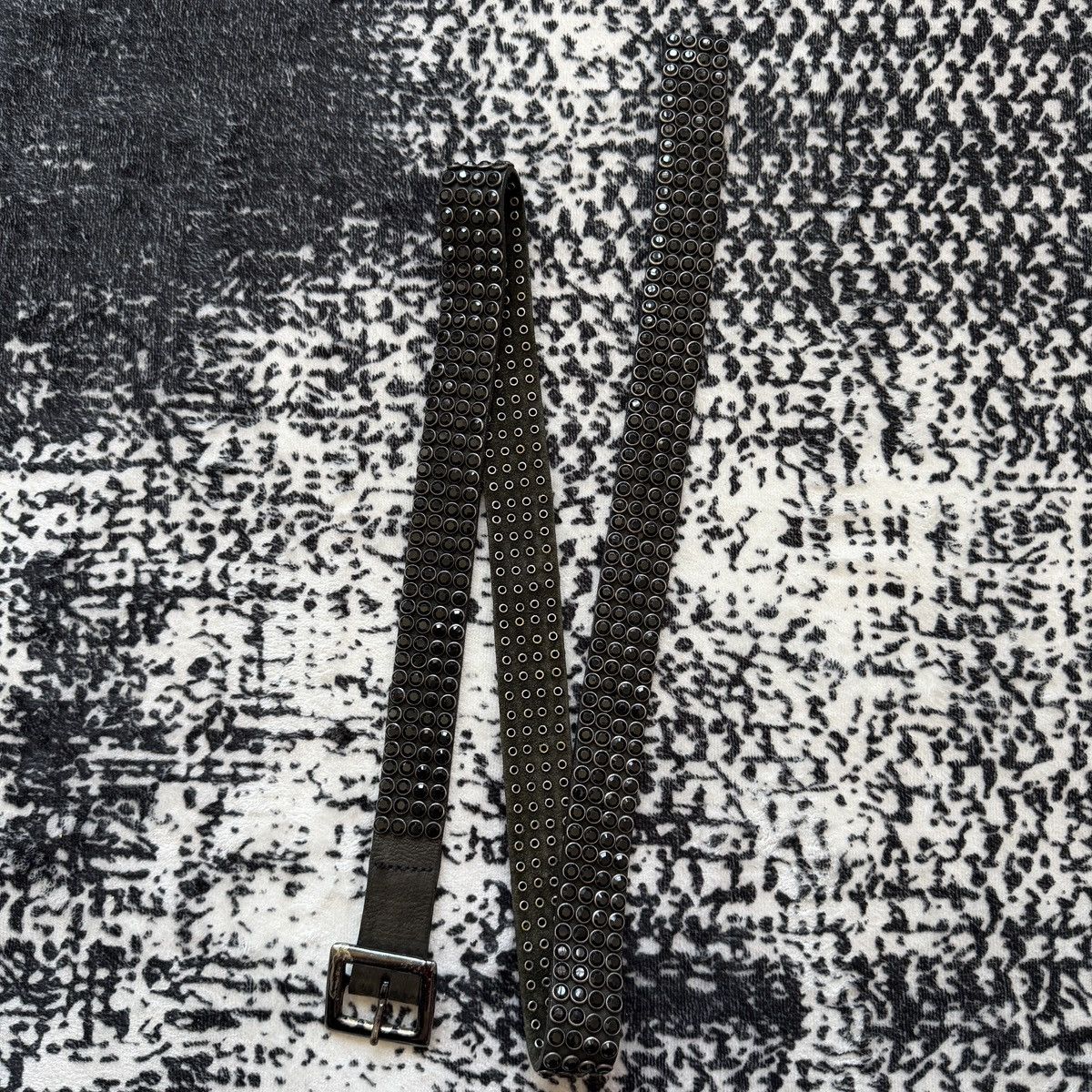 Hollywood Trading Company Hollywood Trading Company Rhinestone Studded Belt Size ONE SIZE - 2 Thumbnail