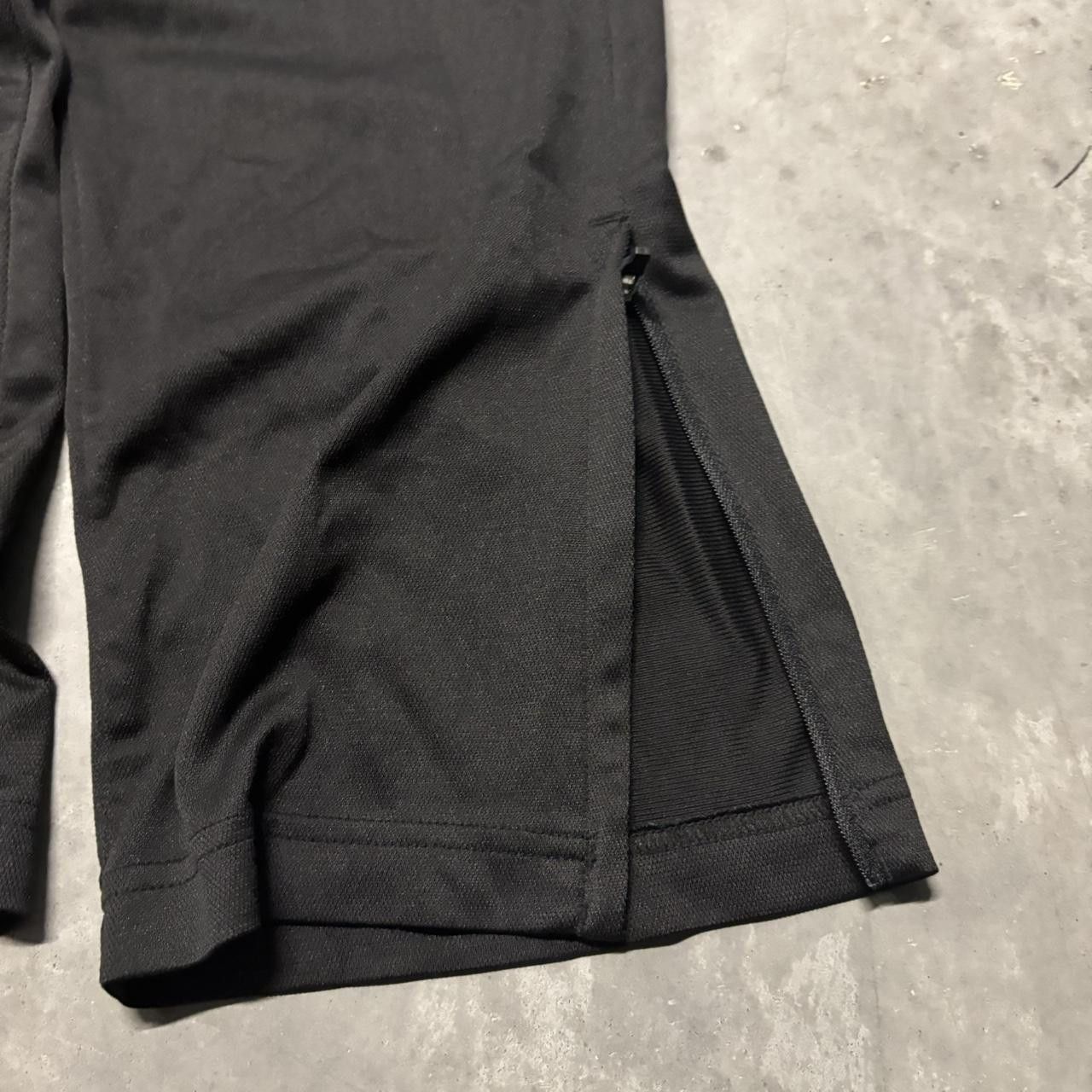 Japanese Brand × Vintage Crazy Vintage Y2K/2000s Black Streetwear Drill Essential Track Pants! Size US 32 / EU 48 - 5 Thumbnail
