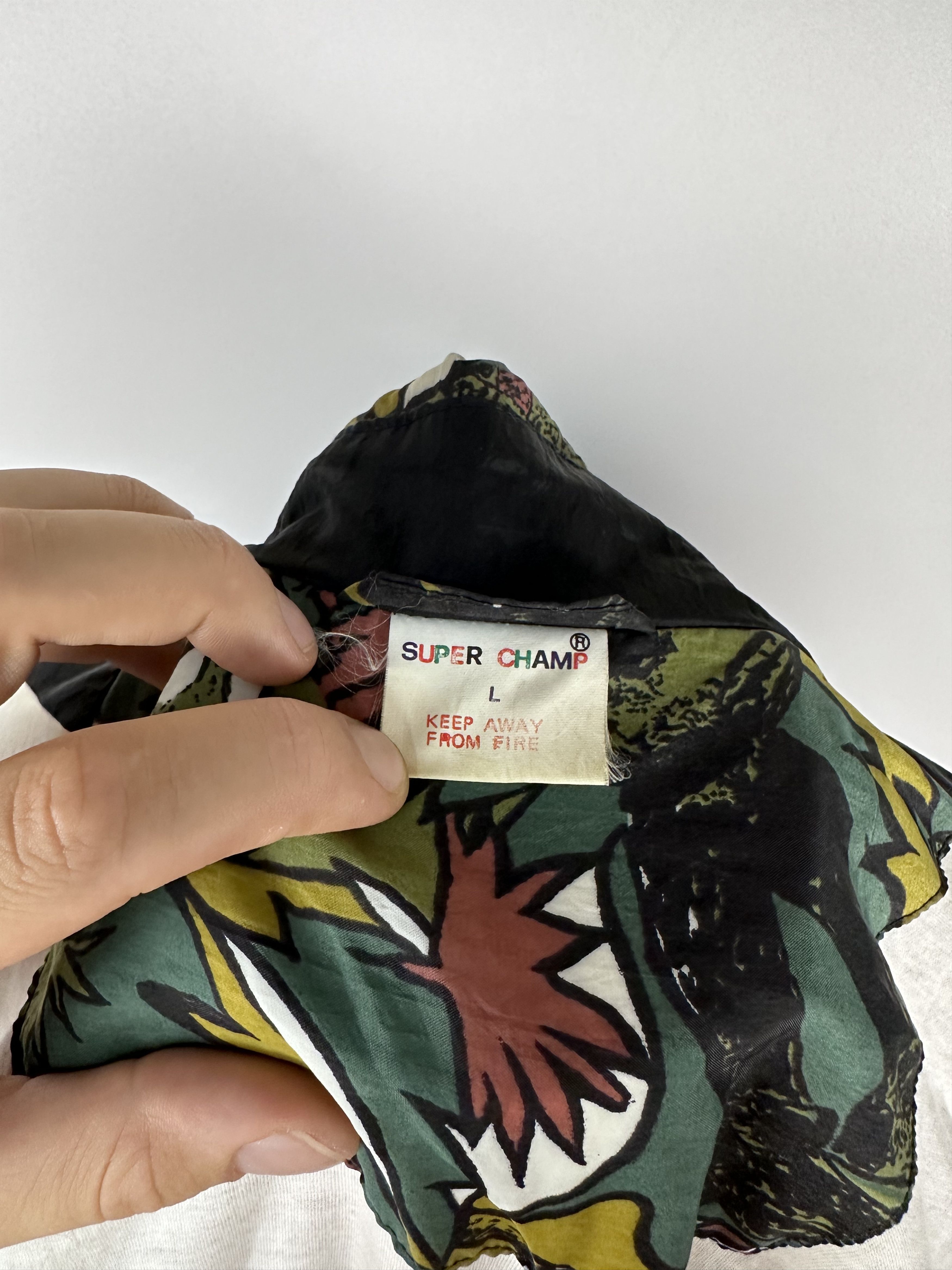 Vintage Vintage 90s Super Champ All Over Crazy Print Jacket Size US L / EU 52-54 / 3 - 10 Thumbnail