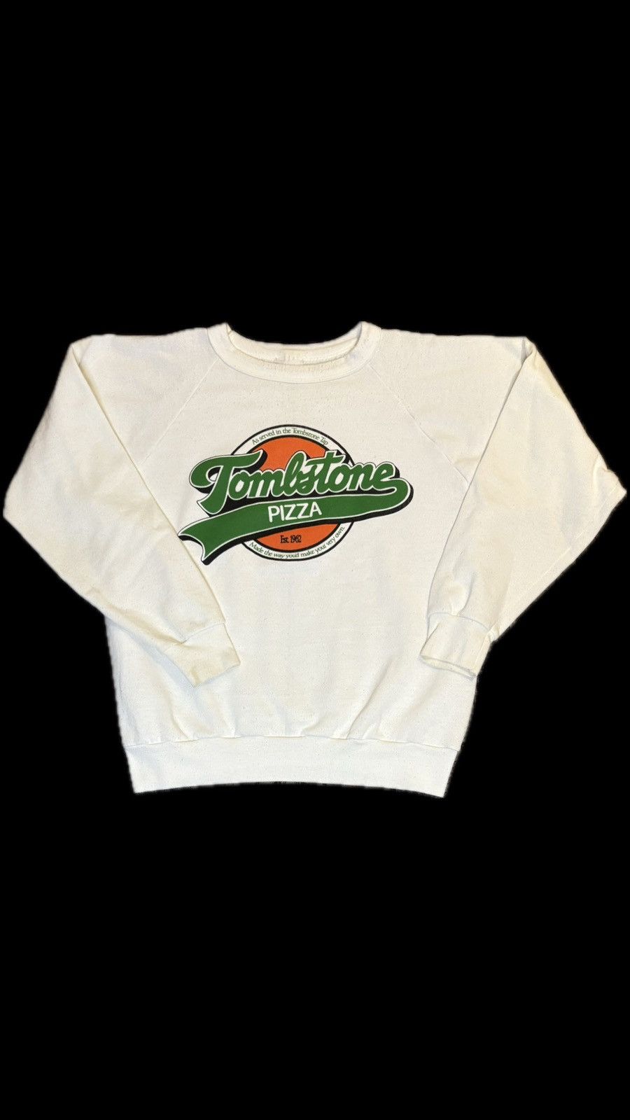Vintage Tombstone Pizza vintage 70/80s white logo crewneck M/L Size US L / EU 52-54 / 3 - 1 Thumbnail