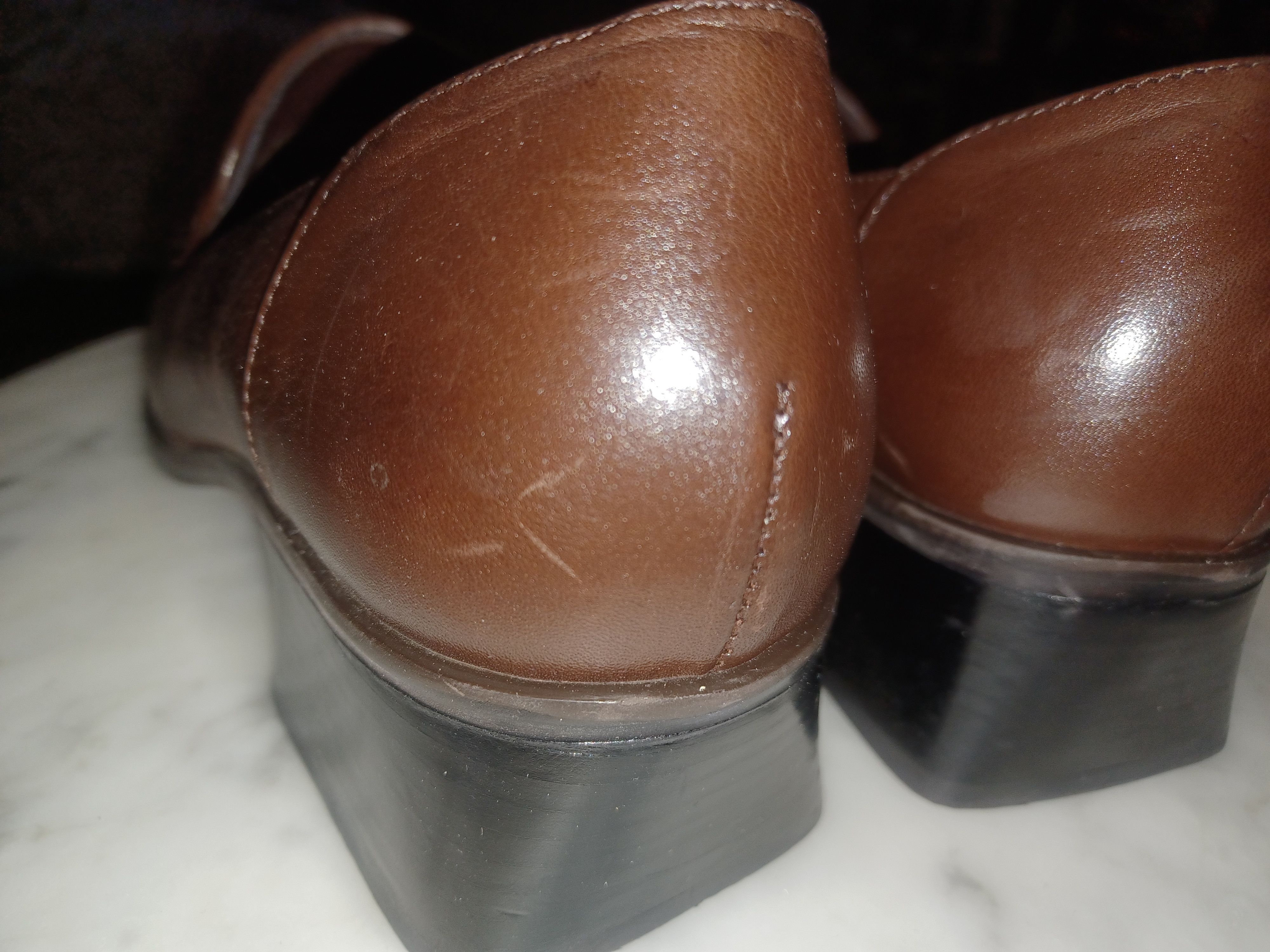 Worthington Worthington Women's Slip-On Block Heels 7M Brown Size US 7 / IT 37 - 3 Thumbnail