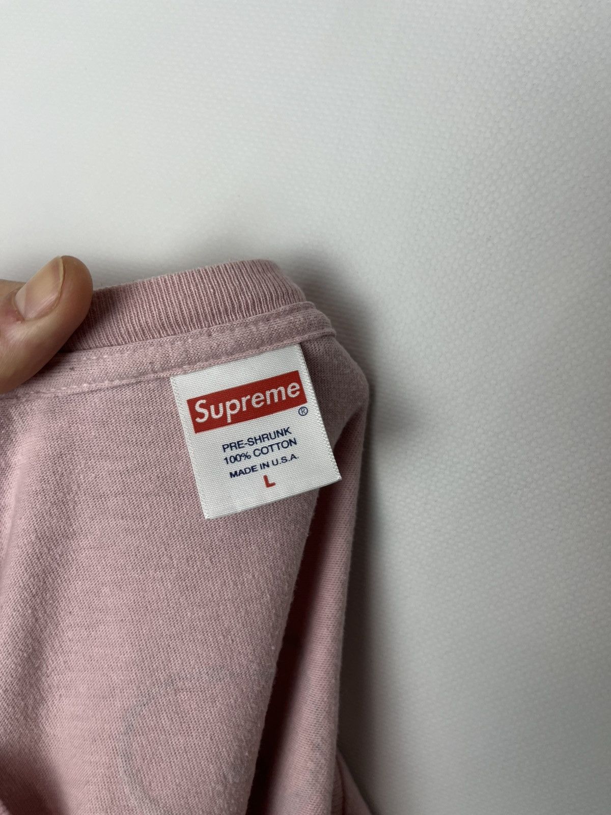Supreme Supreme Blade Grind Dusty Pink LongSleeve Size L Size US L / EU 52-54 / 3 - 6 Thumbnail