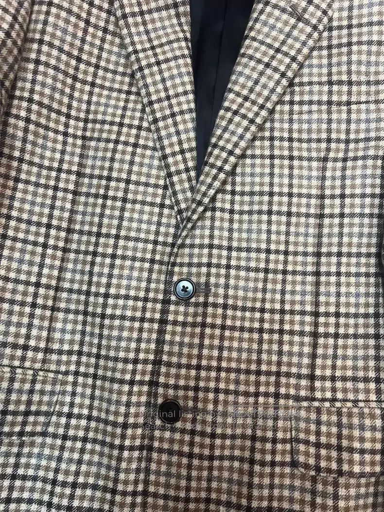 Celine CELINE Prince of Wales Check Wool and Cashmere Suit Size XS / US 0-2 / IT 36-38 - 3 Thumbnail