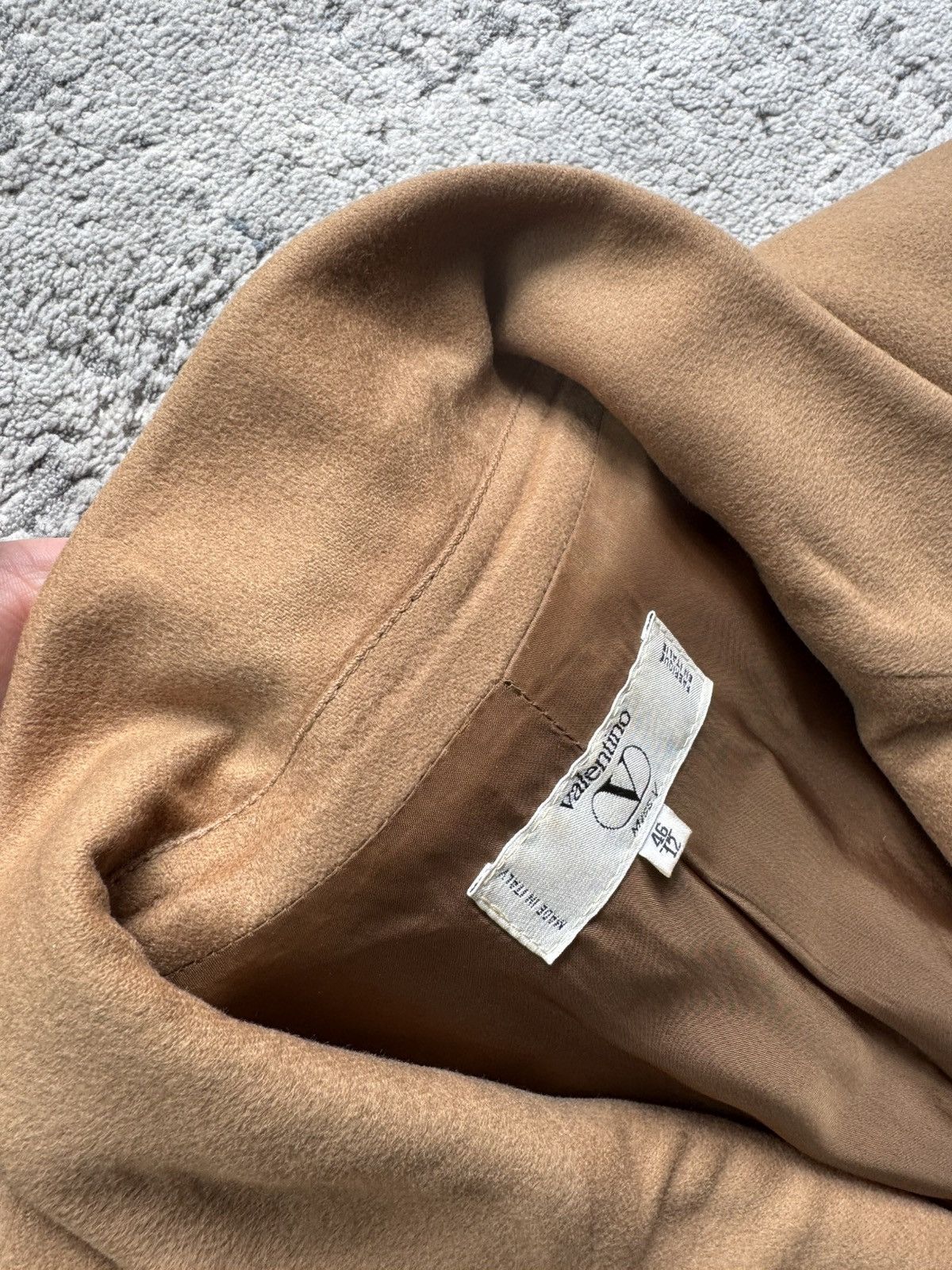 Valentino Valentino Vintage Camel Wool Blazer Jacket Size 46 Size L / US 10 / IT 46 - 6 Thumbnail