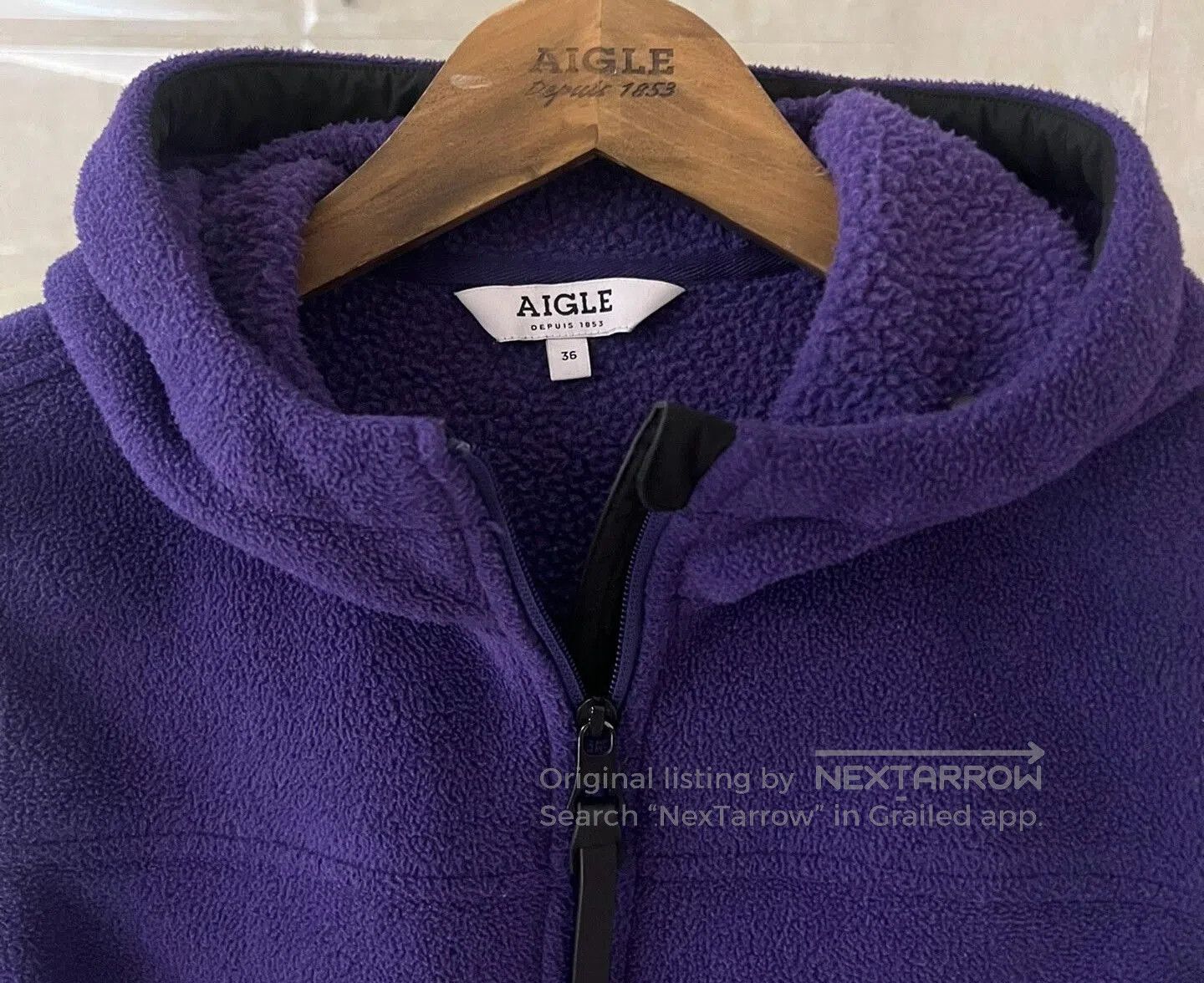 Aigle Aigle Women's Purple Vest Size 36. Size XS / US 0-2 / IT 36-38 - 4 Thumbnail