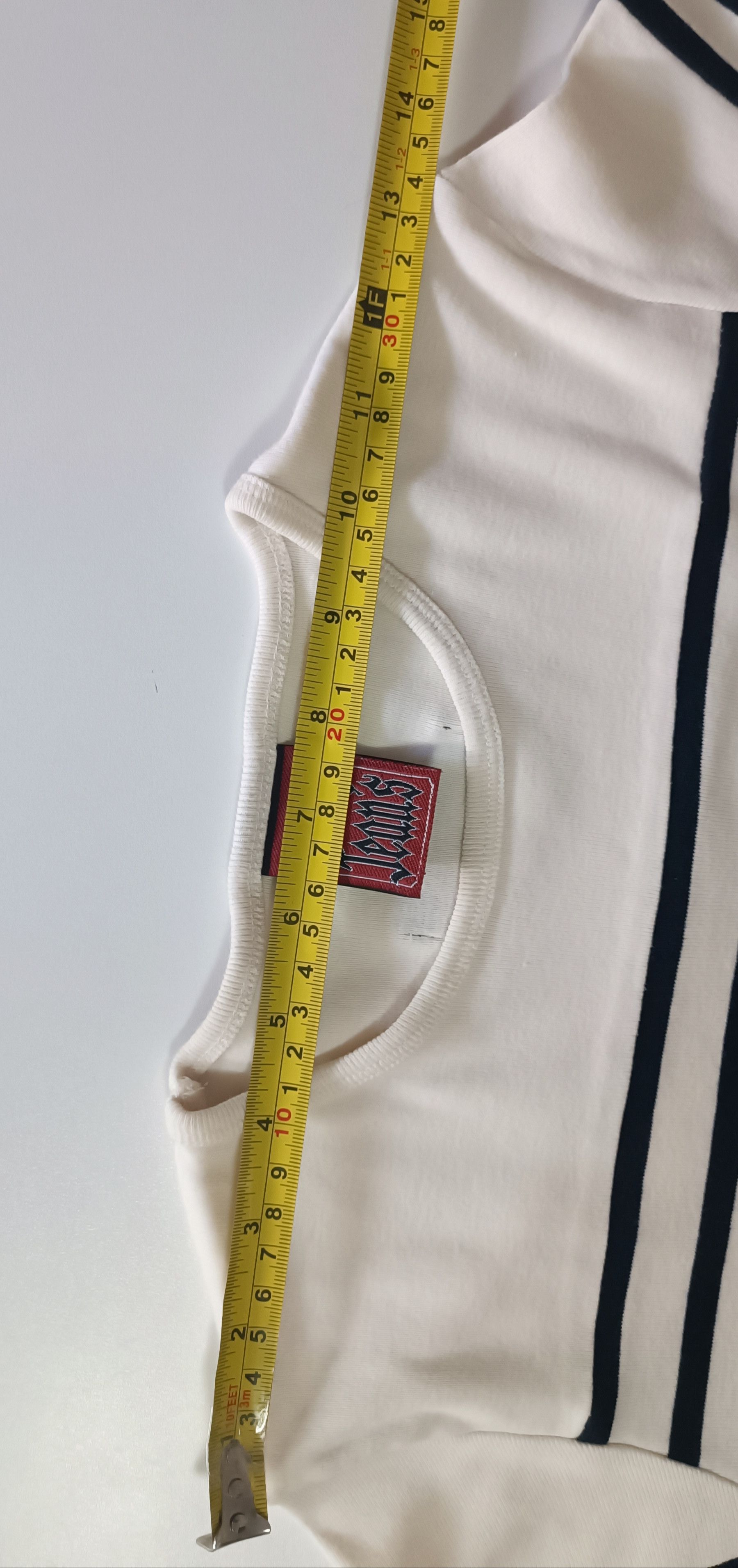 Jean Paul Gaultier SS 1997 - Rare Egyptian and Navy stripes top Size S / US 4 / IT 40 - 5 Thumbnail