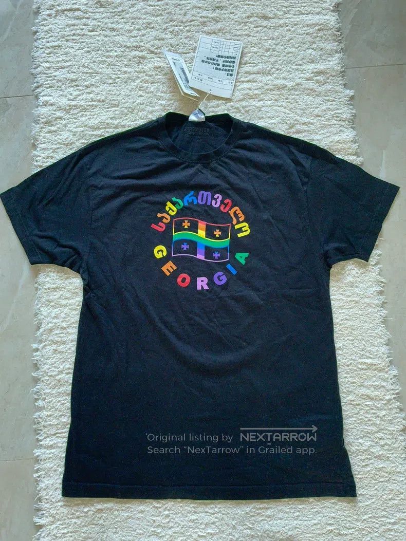 Vetements Short Sleeve Black T-Shirt