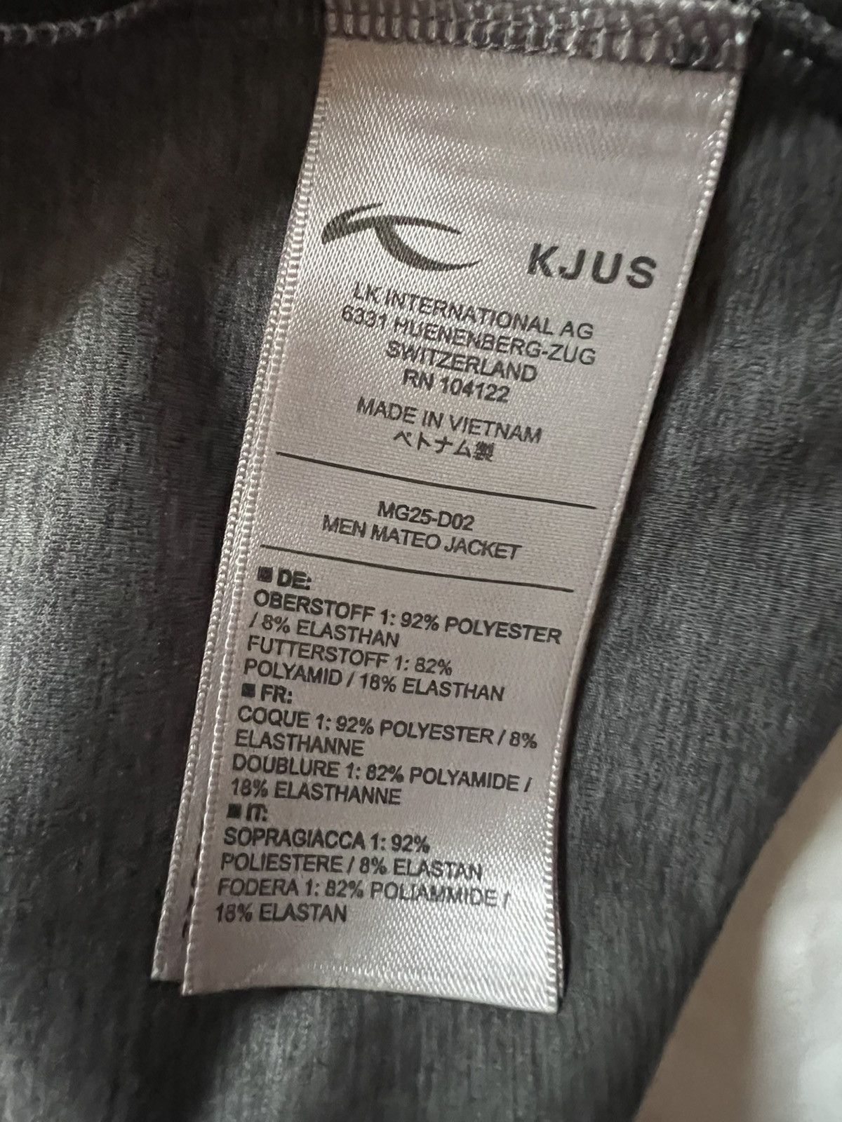 KJUS KJUS Mateo Jacket 50/M Full Zip Golf Apparel MG25-D02 Size US M / EU 48-50 / 2 - 6 Thumbnail