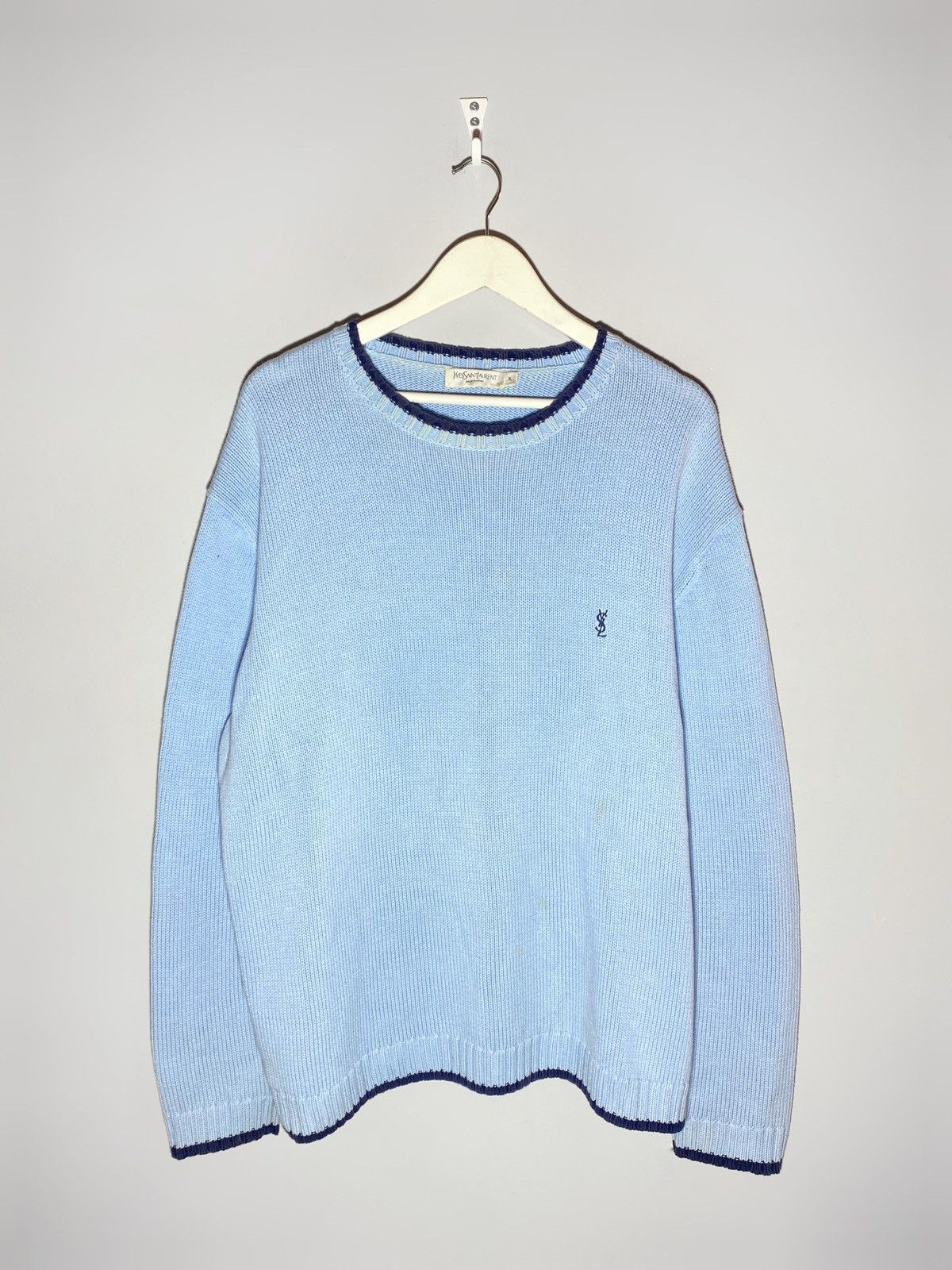 Yves Saint Laurent YSL Yves Saint Laurent Vintage Knit Sweater Size US XL / EU 56 / 4 - 1 Thumbnail