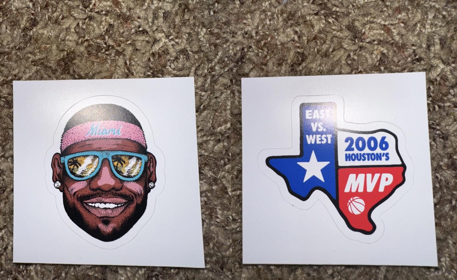Nike Rare Unreleased Nike Lebron James Career Highlights Sticker Pack Size ONE SIZE - 3 Thumbnail