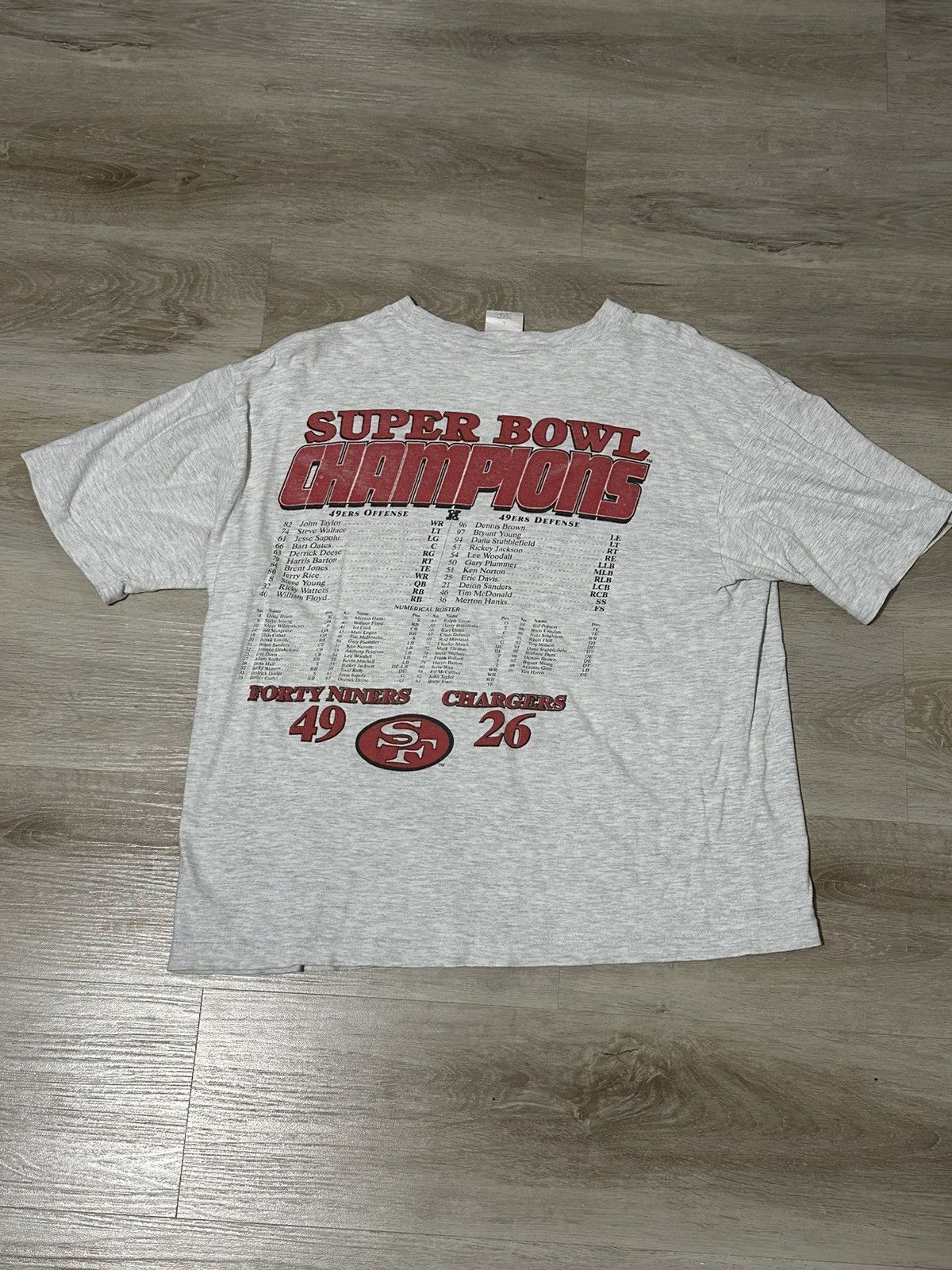 NFL Vintage San Francisco 49ers Super Bowl Champions Tee Size US L / EU 52-54 / 3 - 2 Thumbnail