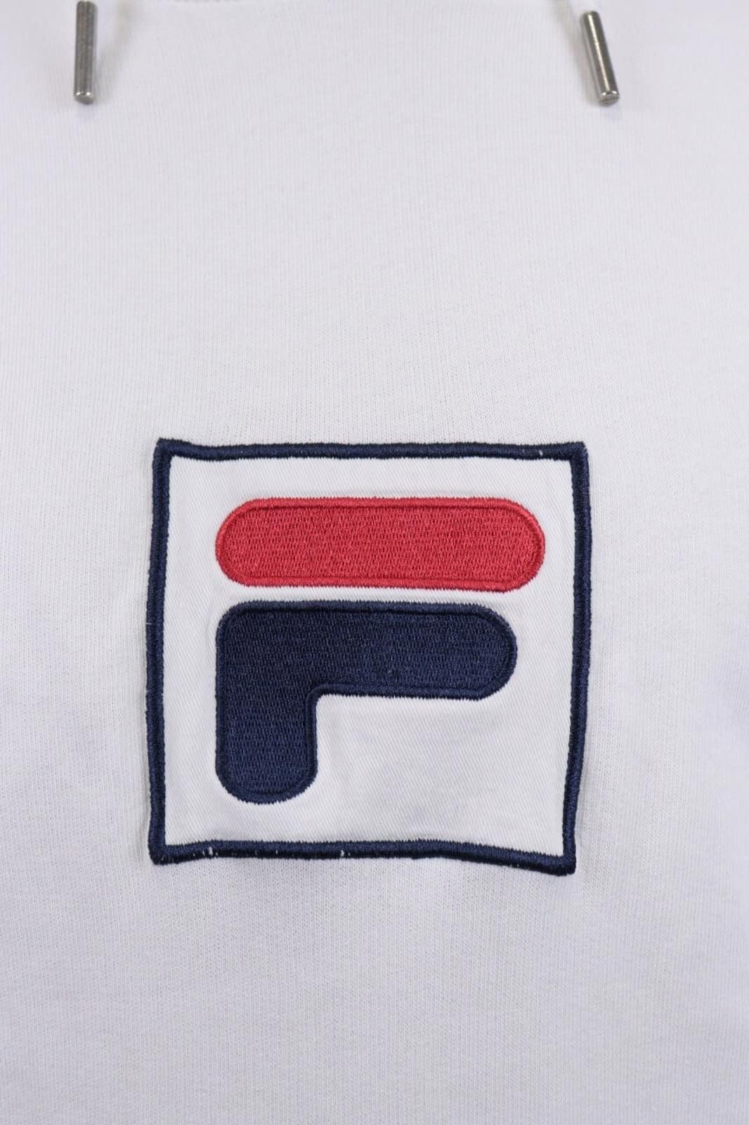 Fila Fula White Big Logo Long Sleeve Hoodie Sweater Size L Size US L / EU 52-54 / 3 - 4 Thumbnail