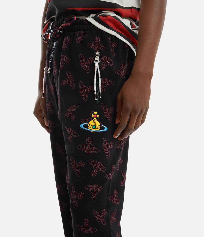 Vivienne Westwood o1srvl11e0326 Sweatpants & Joggers in Black/Red Size US 34 / EU 50 - 5 Thumbnail