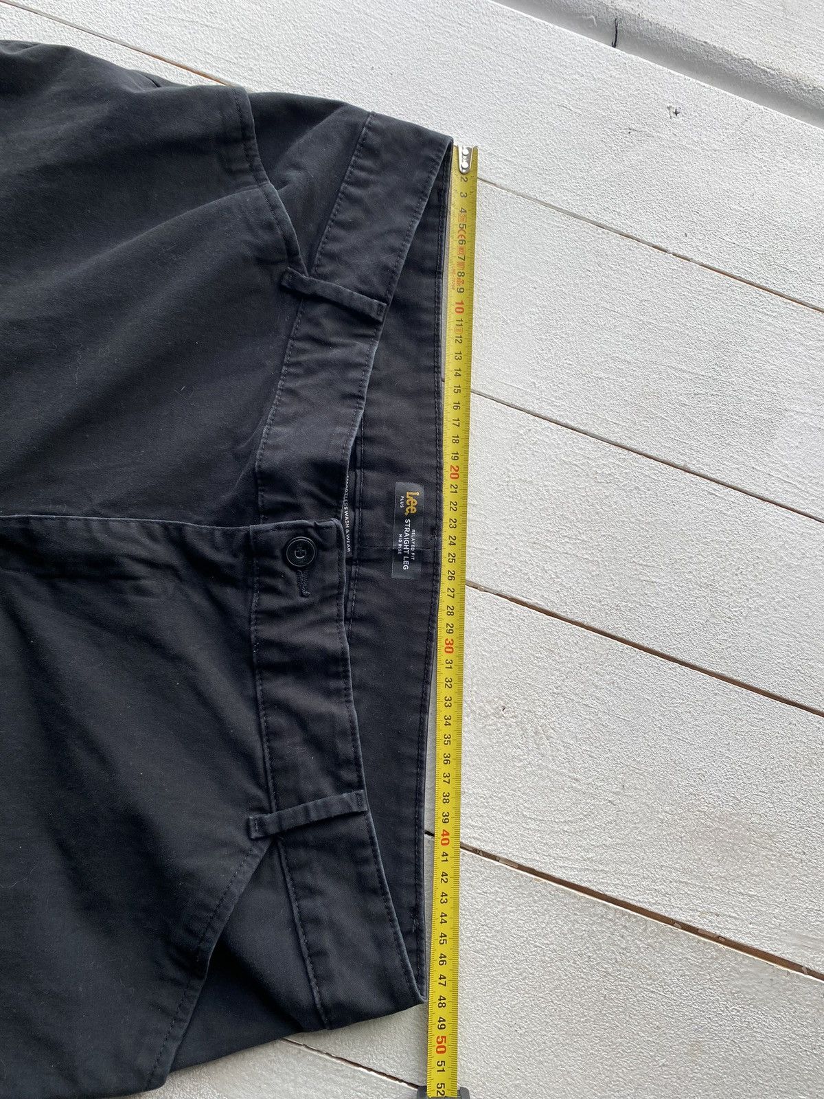 Lee × Vintage 🔥Lee Baggy Relaxed Black Pants 38 Vntg Size 38" / US 16 / IT 52 - 7 Thumbnail