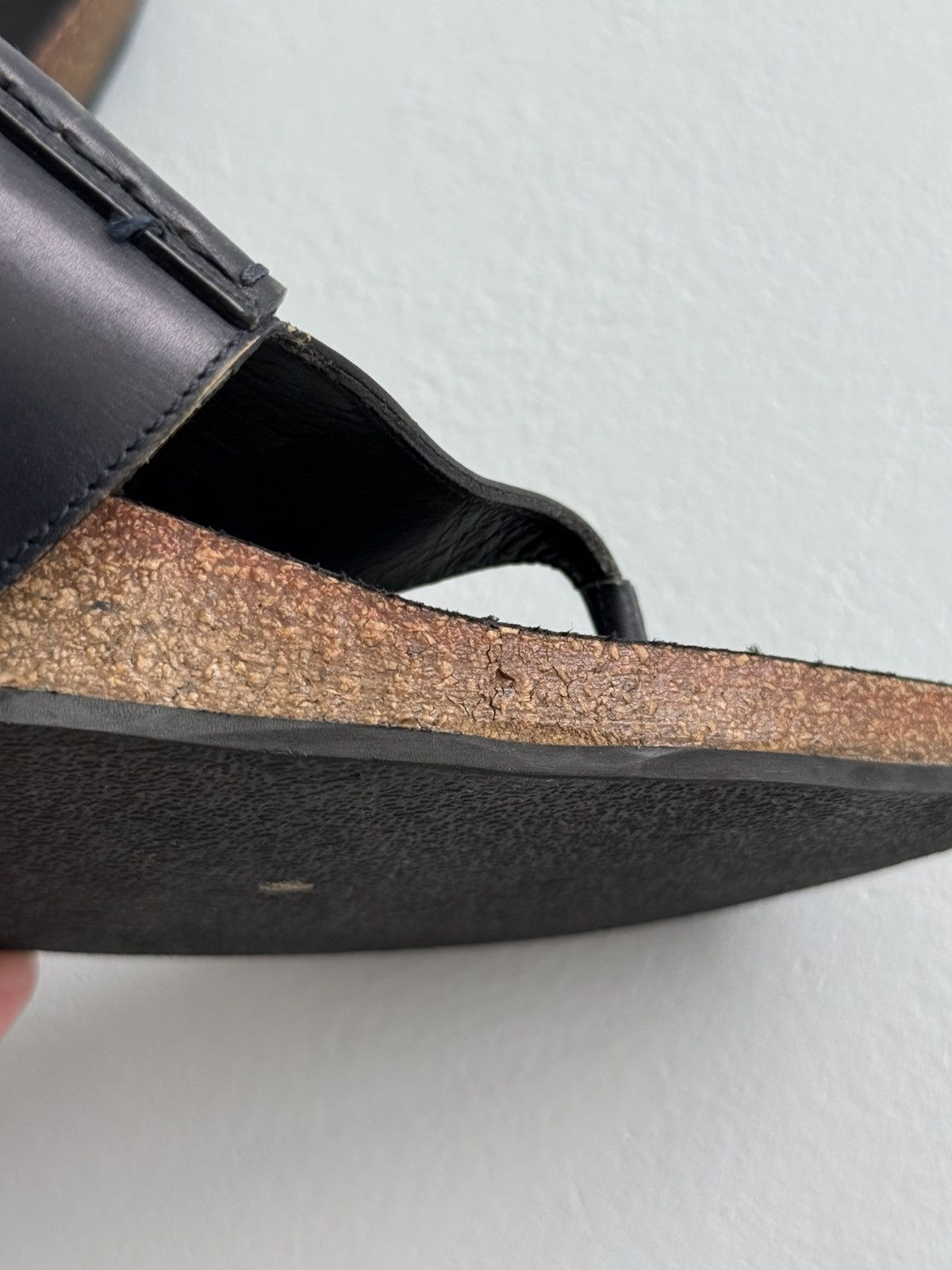 Gucci Gucci Italy Leather Cork Footbed Thong Sandals Flip Flops Size US 9 / EU 42 - 14 Thumbnail