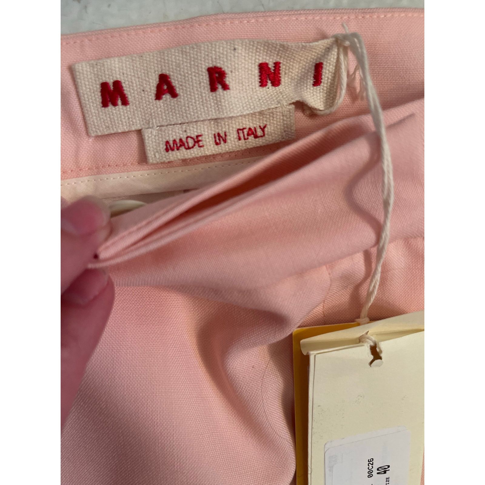 Marni Marni Pink Pant Slacks, NWT, Size: 40 Size 27" / US 4 / IT 40 - 5 Thumbnail