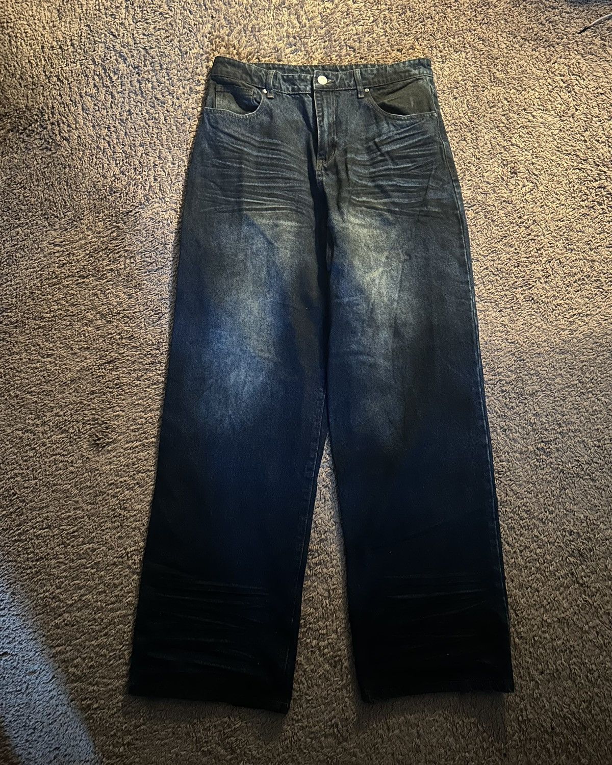 LAX Baggy Denim Garage Wash Size 34