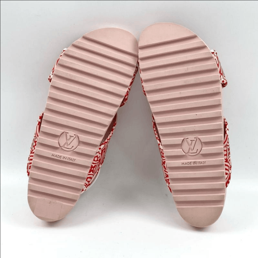 Louis Vuitton Louis Vuitton One-Strap Flat Sandals Size US 12 / IT 42 - 4 Thumbnail