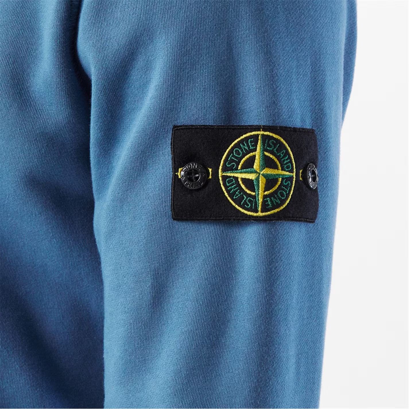 Stone Island o1g2r1mq0526 Logo Crew Sweatshirt in Blue Size US S / EU 44-46 / 1 - 5 Thumbnail