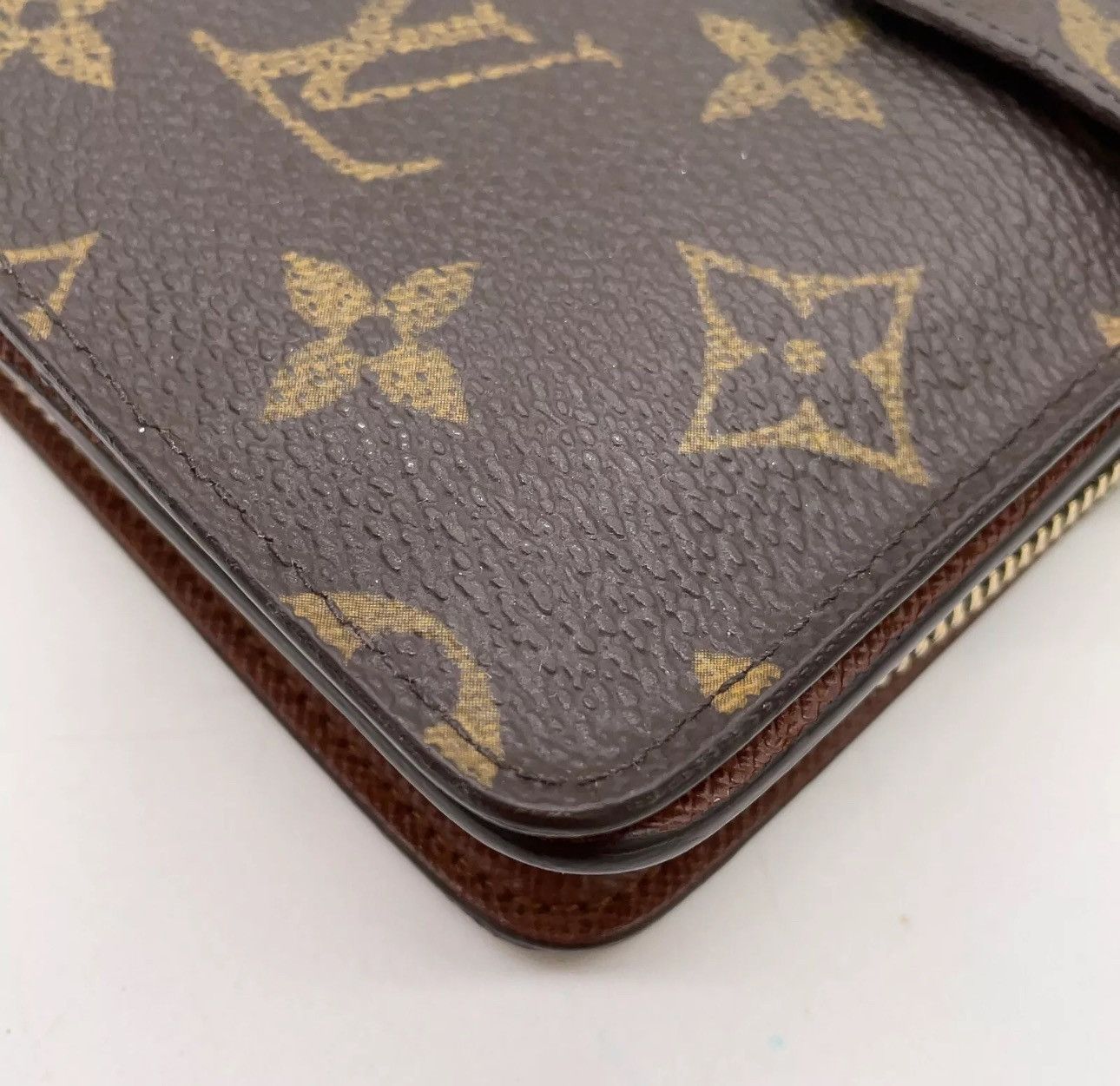 Louis Vuitton Auth Louis Vuitton Monogram Porte Papier Zip M61207 Wallet Size ONE SIZE - 9 Thumbnail