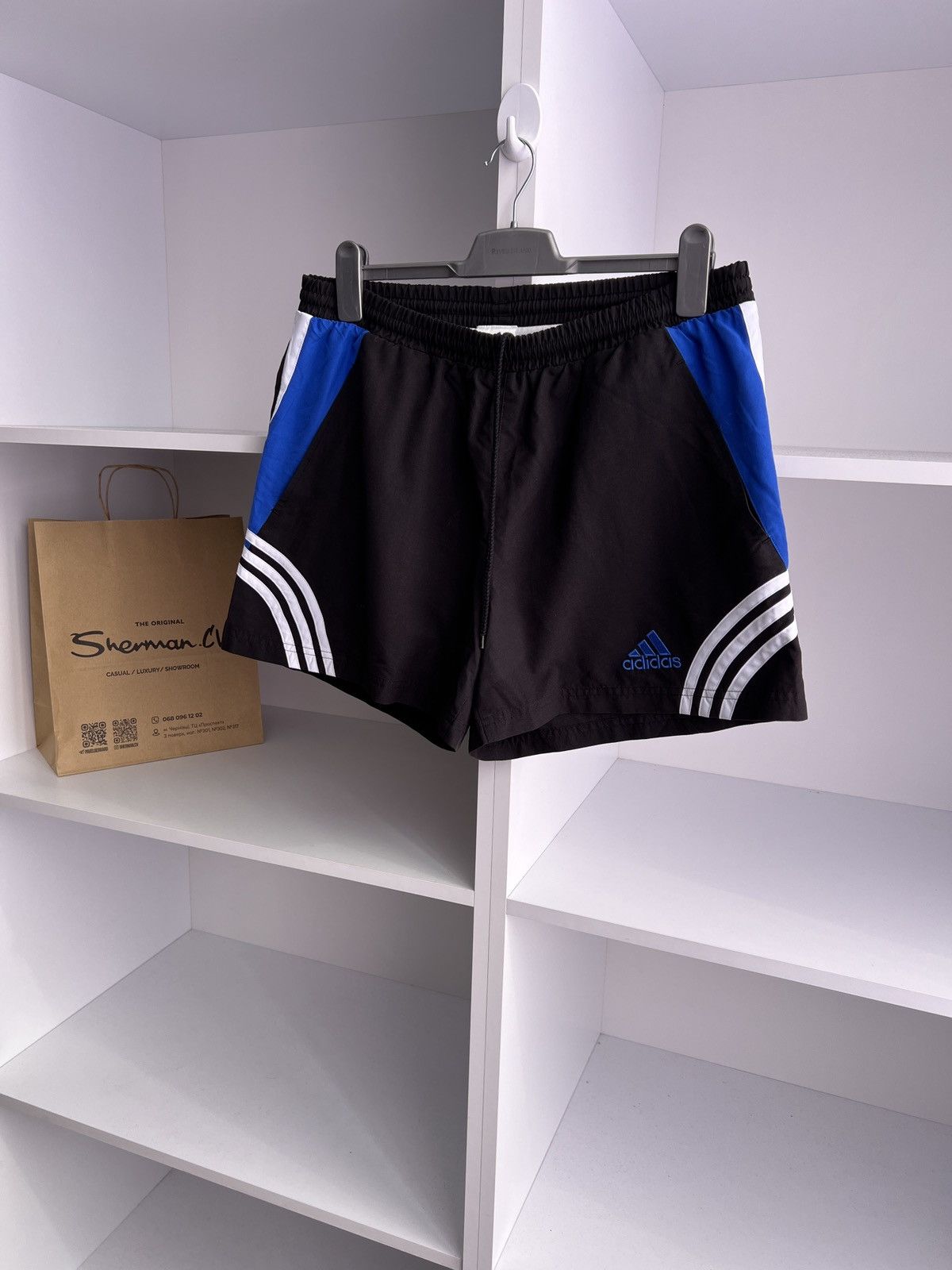 Adidas × Vintage Vintage Adidas 90s Style Streetwear Shorts Size US 31 - 4 Thumbnail