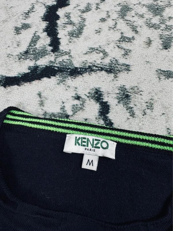Kenzo Kenzo Paris logo sweater navy blue M wool Size US M / EU 48-50 / 2 - 4 Thumbnail