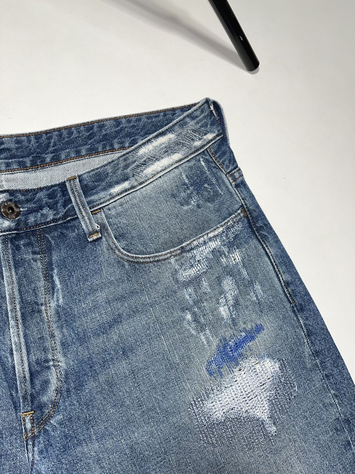 G-Star G star RAW distressed patchwork denim shorts Y2K military Size US 36 / EU 52 - 7 Thumbnail