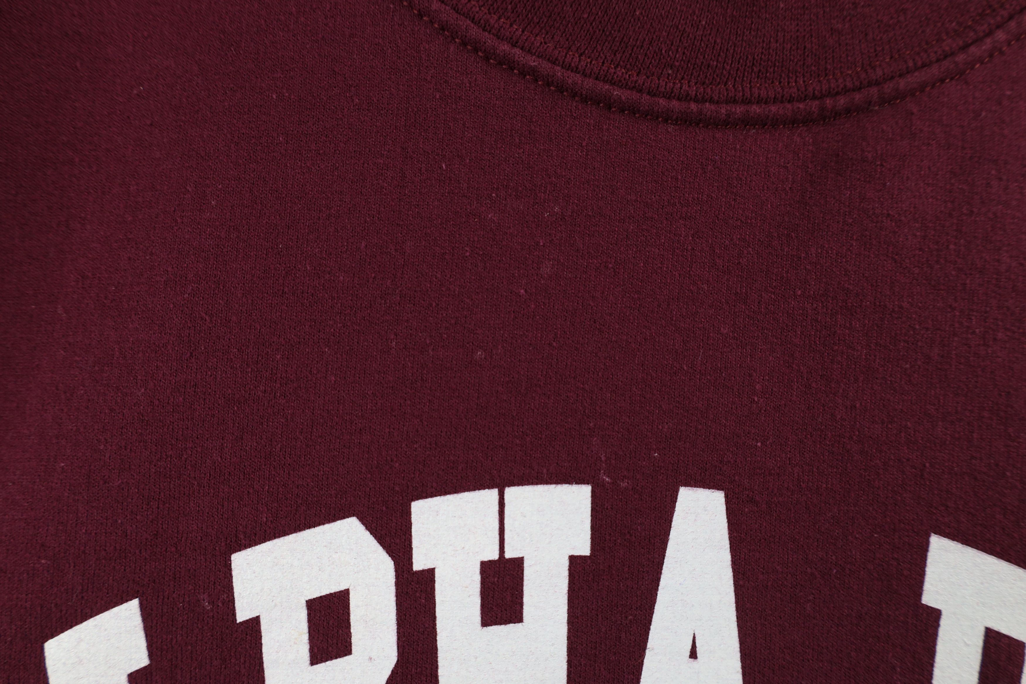 Vintage Vintage Spell Out Alpha Phi Sorority Sweatshirt Purple Size L / US 10 / IT 46 - 7 Thumbnail