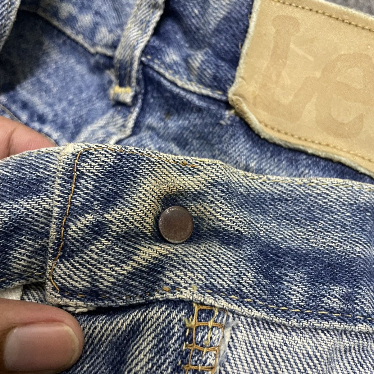Lee × Vintage Vintage 1960s Lee Riders Jeans Talon 42 Zipper Single Stitch Size US 27 - 2 Thumbnail