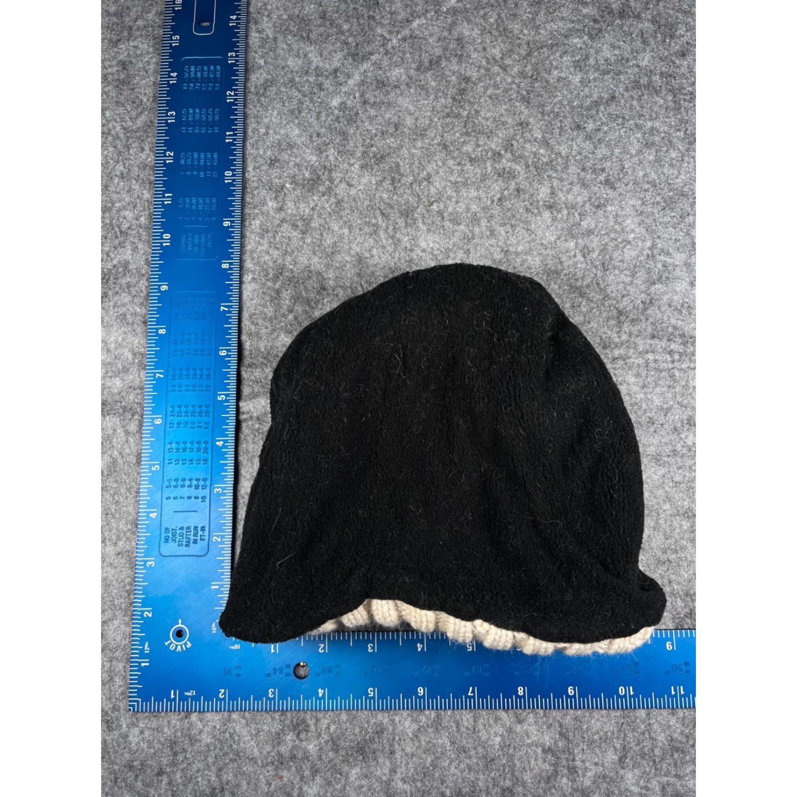 Vintage Gloves International Inc Beanie Hat/Cap Adult Small Gray Knit Nylon Wool Raggwool Blend Winter Ski Outdoor Casual Workwear Mens Size ONE SIZE - 4 Thumbnail