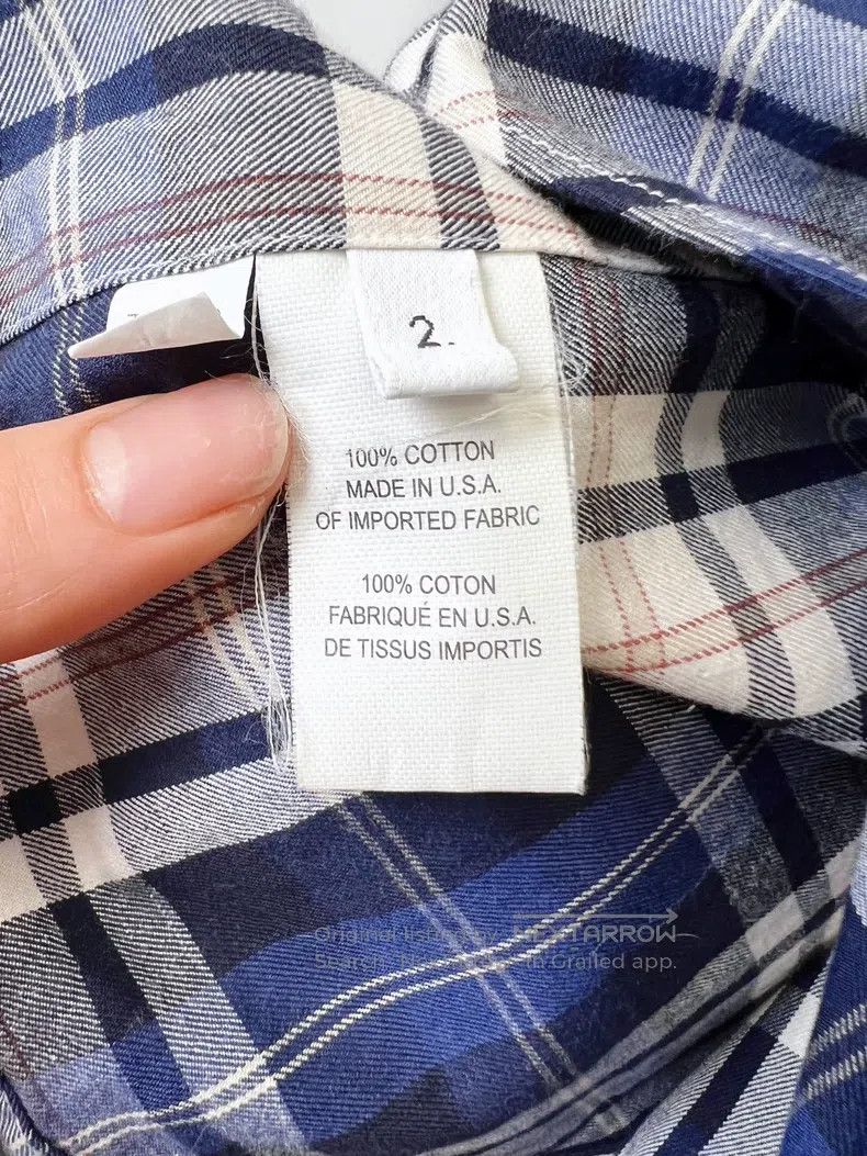 Other Thom Browne Blue and white checkered shirt Size US M / EU 48-50 / 2 - 7 Thumbnail