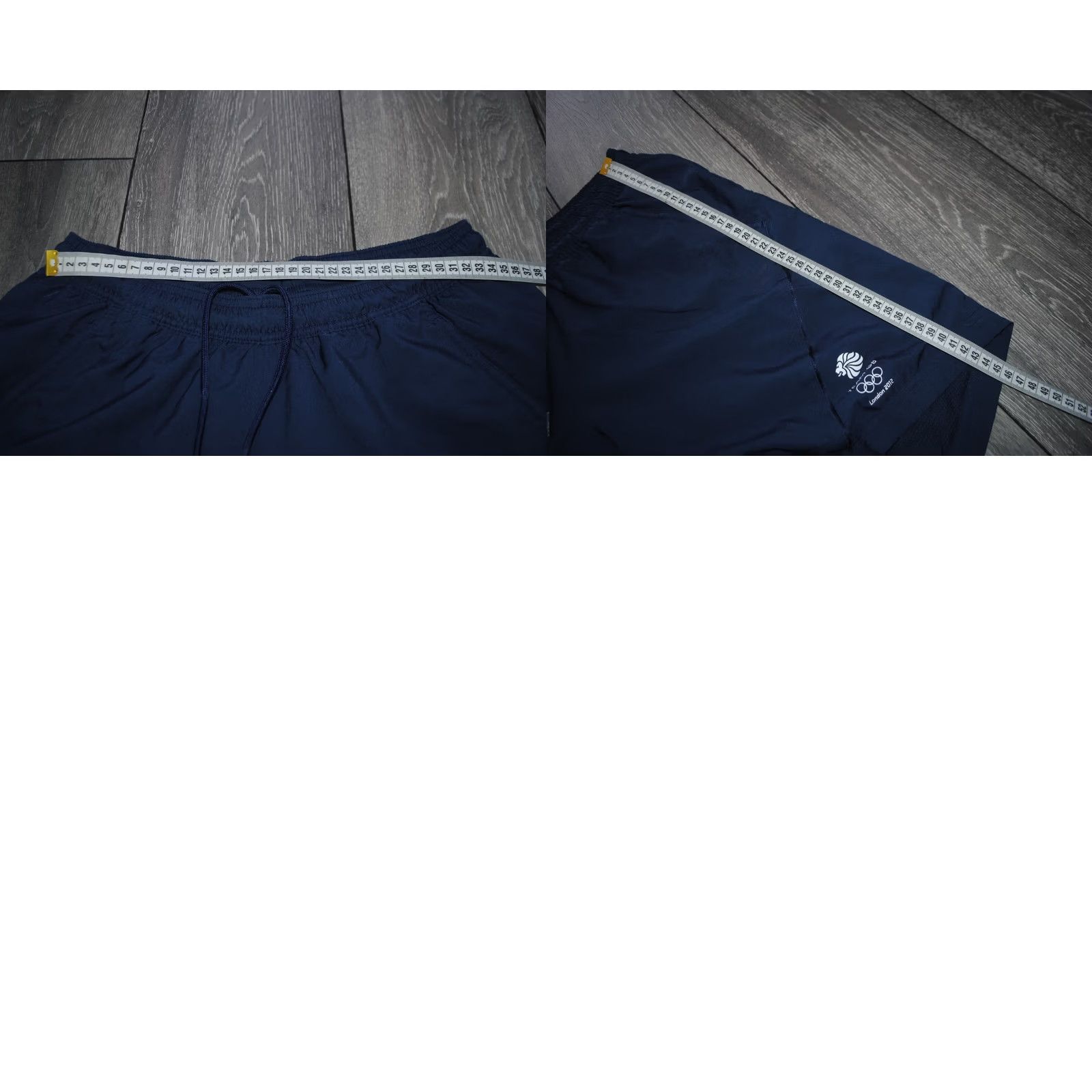 Adidas adidas GREAT BRITAIN TRAINING SHORTS WITH POCKETS OLYMPIC GAMES 2012 MENS SZ S BLUE X52364 Size US 29 - 8 Thumbnail