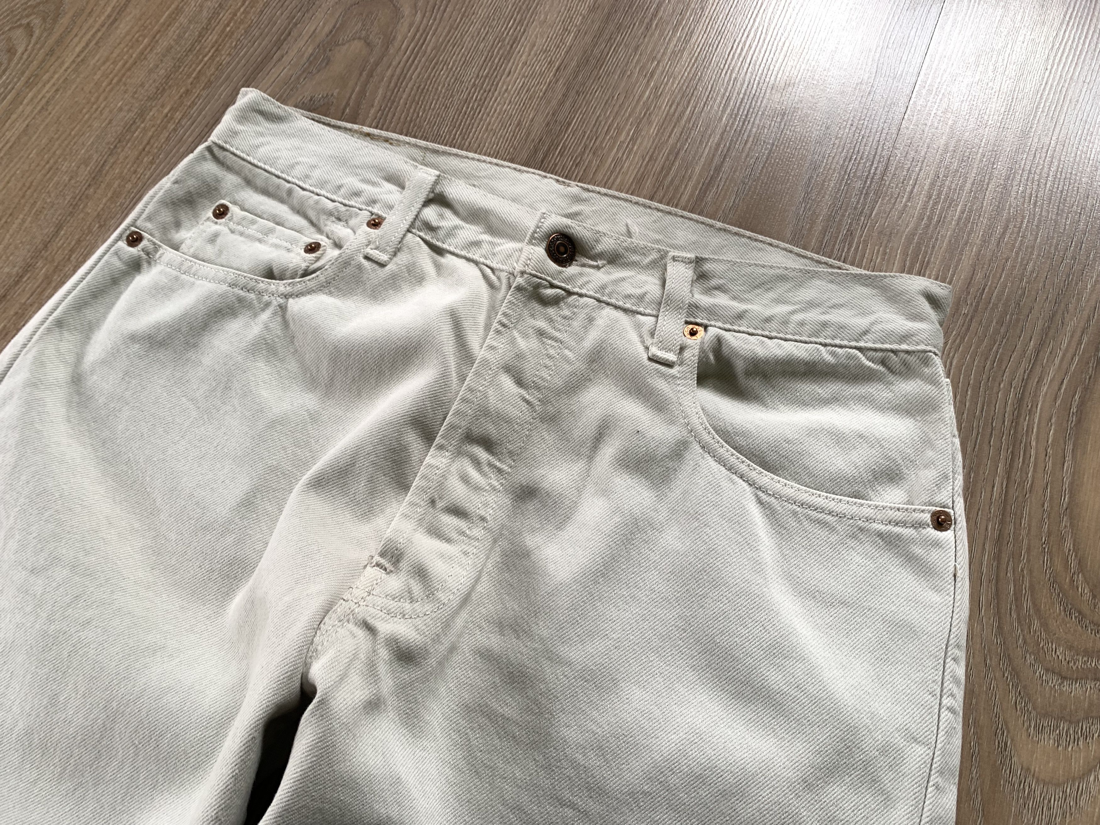 Levi's × Vintage Levis 618 Vintage Beige Jeans Size US 32 / EU 48 - 3 Thumbnail