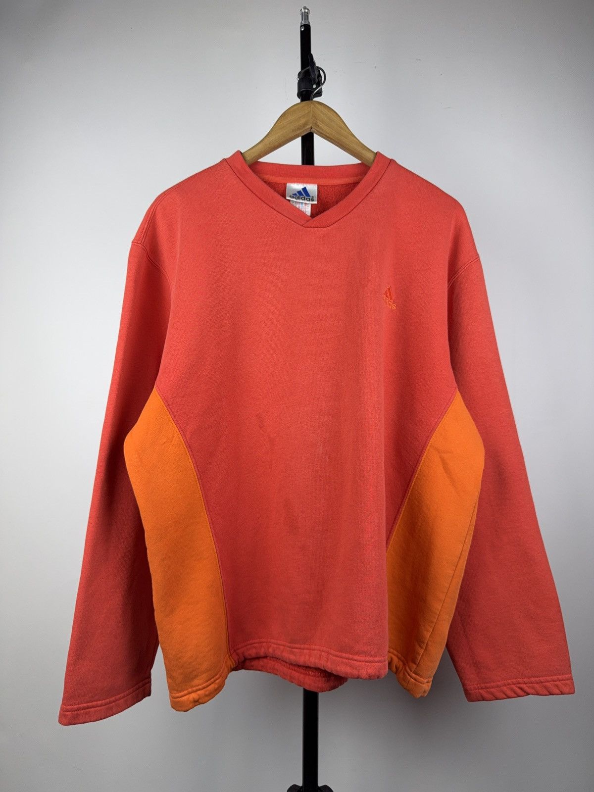 Adidas Vintage 90s 00s Retro Adidas Sweatshirt Y2K Oversize Size US L / EU 52-54 / 3 - 1 Thumbnail