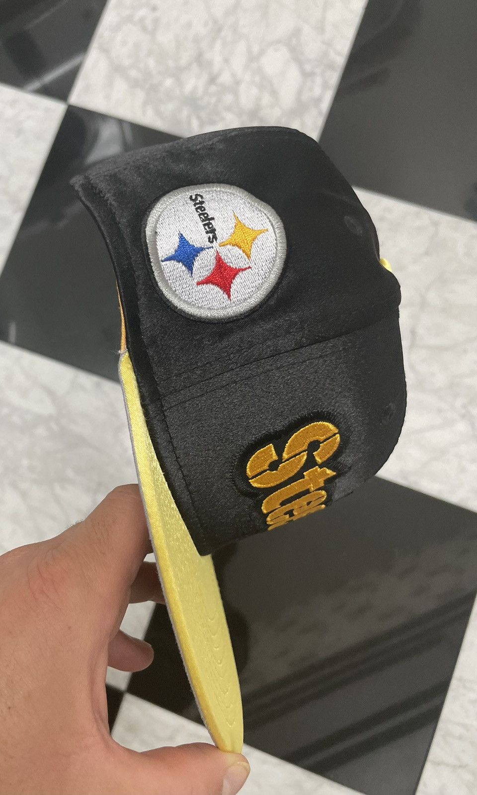 New Era 🔥Exclusive Steelers fitted all satin size 7 also othr sizes Size ONE SIZE - 2 Thumbnail