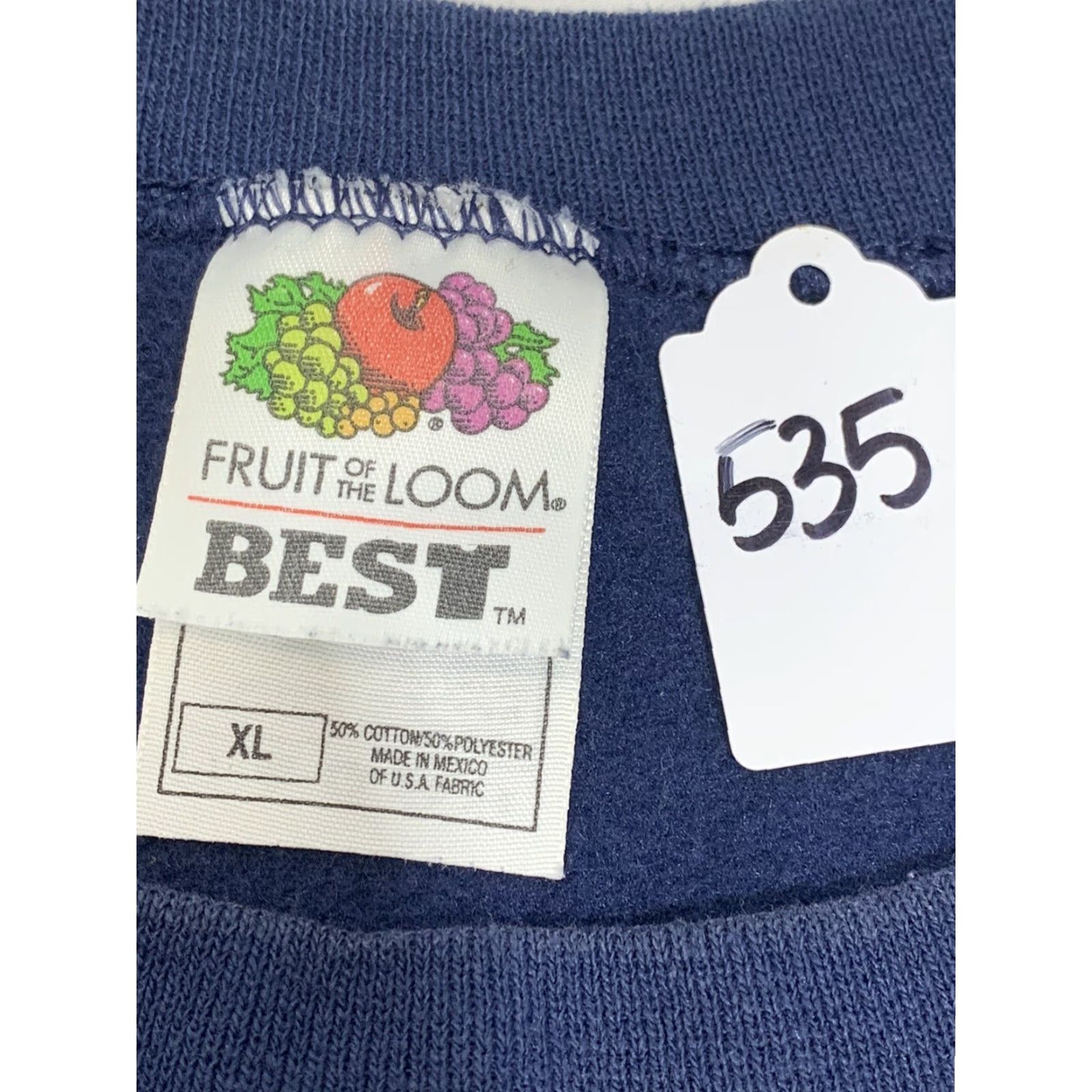 Fruit Of The Loom Fruit of the Loom 2004 Washington DC Sweater 535 XL Blue Fleece Crew Neck Logo Sweatshirt Pullover Unisex Adults Graphic Print American Theme Size US XL / EU 56 / 4 - 8 Thumbnail