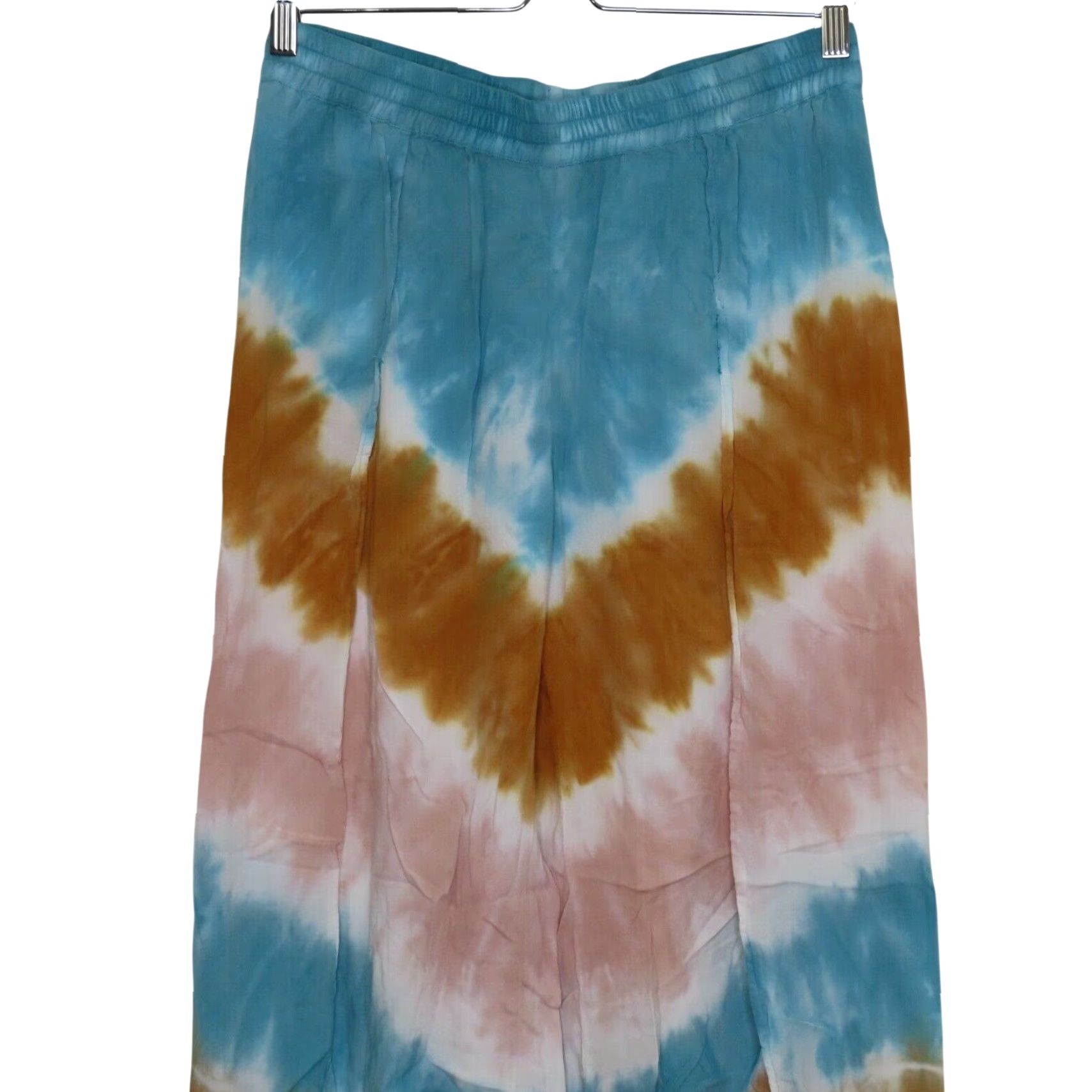 Young Fabulous & Broke Young Fabulous & Broke Pants Women Medium Tie Dye Open Front Wide Leg Multicolor Size 32" / US 10 / IT 46 - 2 Thumbnail