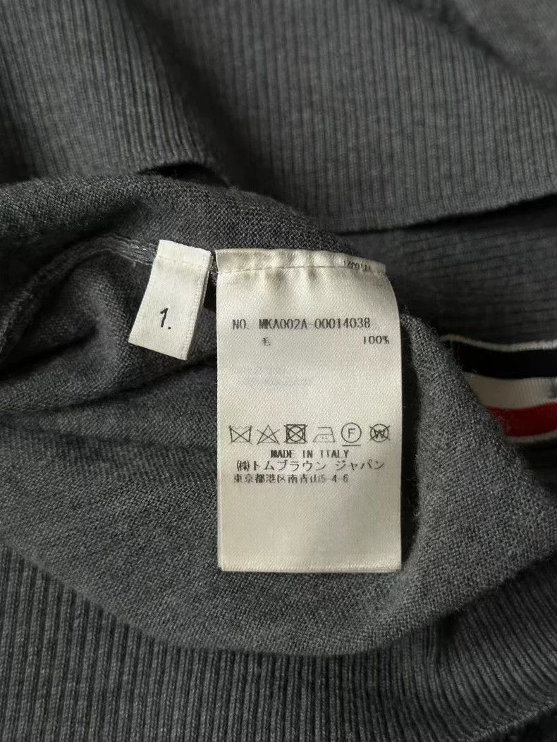 Thom Browne THOM BROWNE Grey sweater 2502-Nextarrow Size US S / EU 44-46 / 1 - 2 Thumbnail