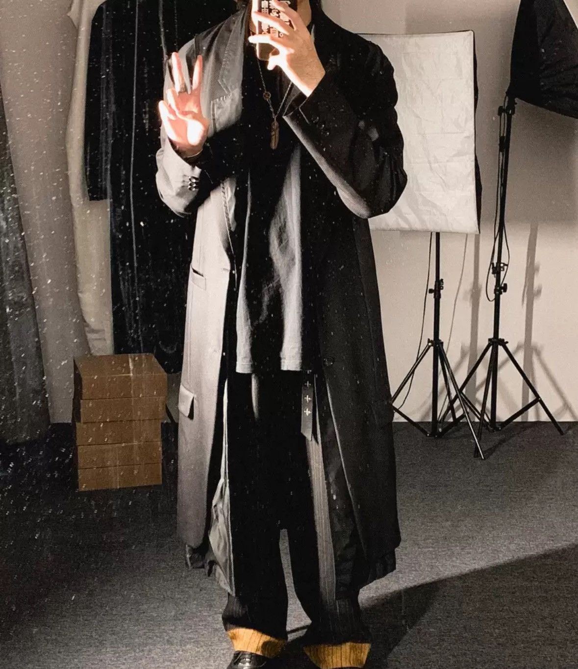Yohji Yamamoto Yohji Yamamoto 96aw discharge dye bleached trousers Size US 36 / EU 52 - 8 Thumbnail